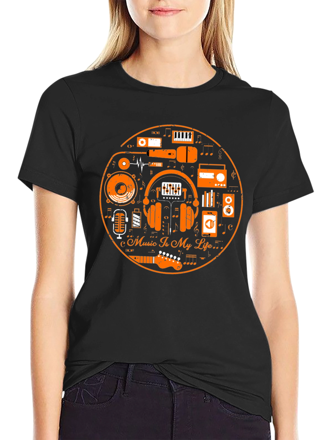 Music is My Life Graphic Tee