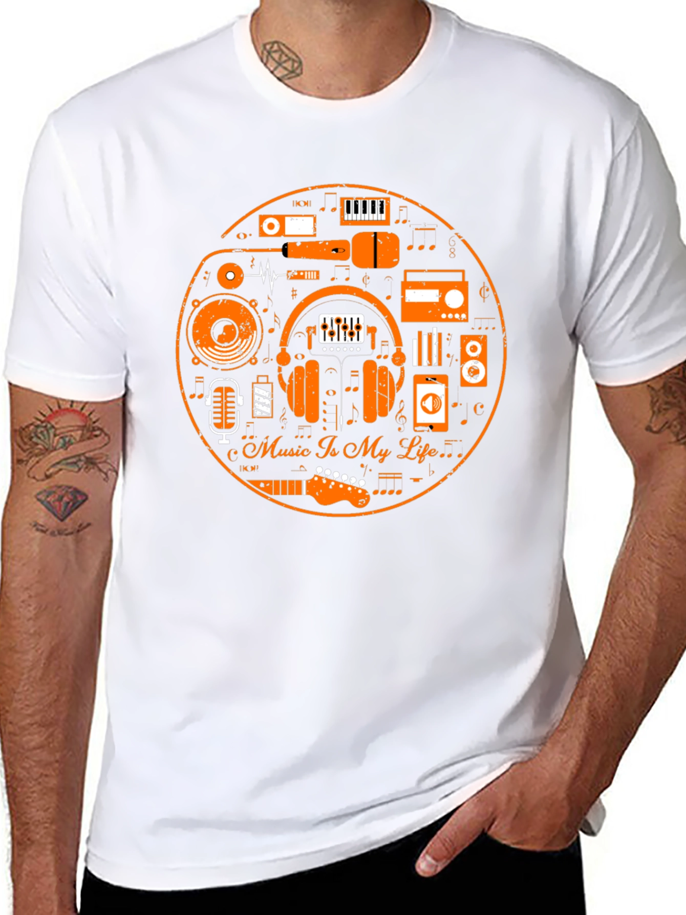 Music is My Life Graphic Tee