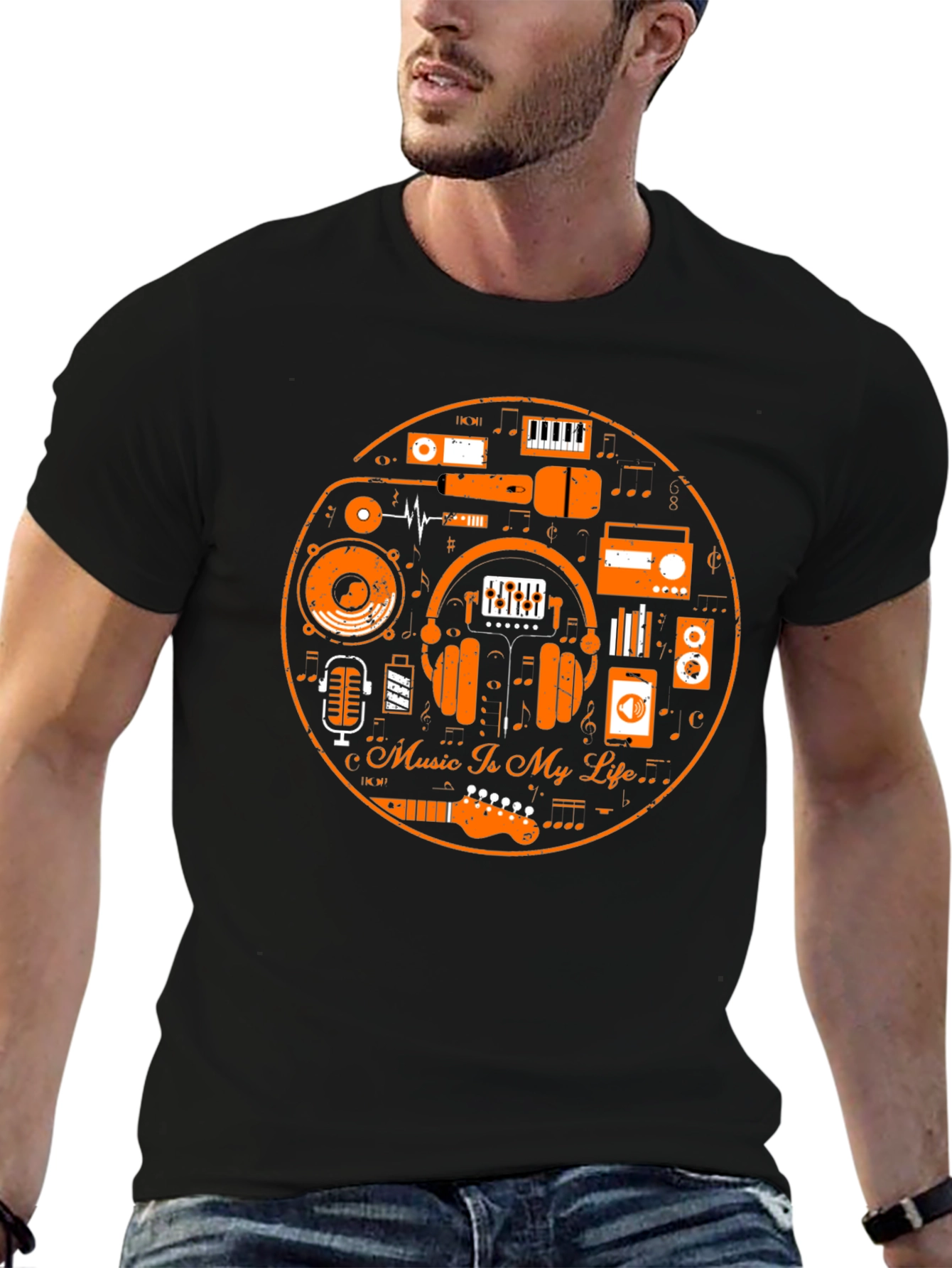 Music is My Life Graphic Tee