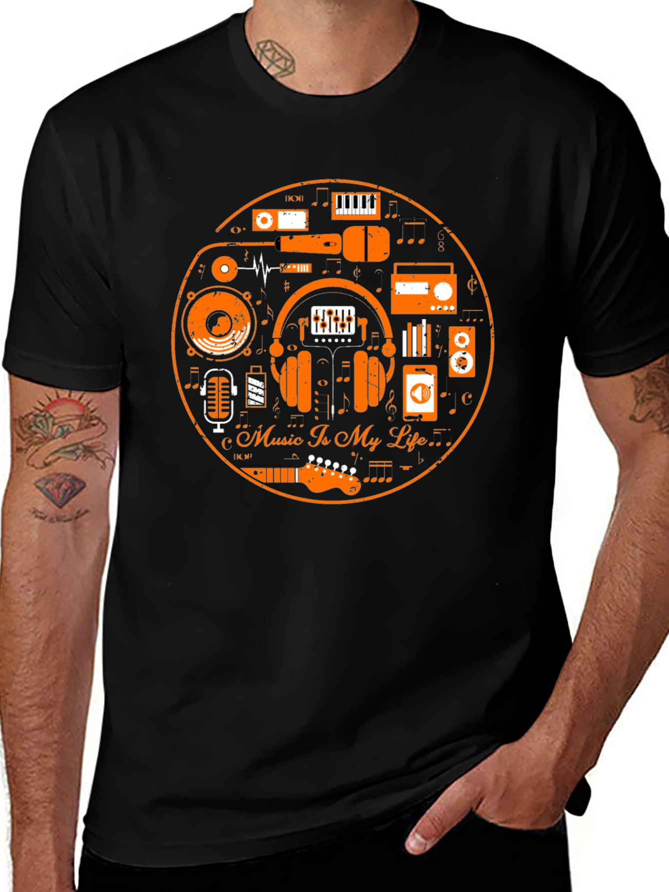 Music is My Life Graphic Tee