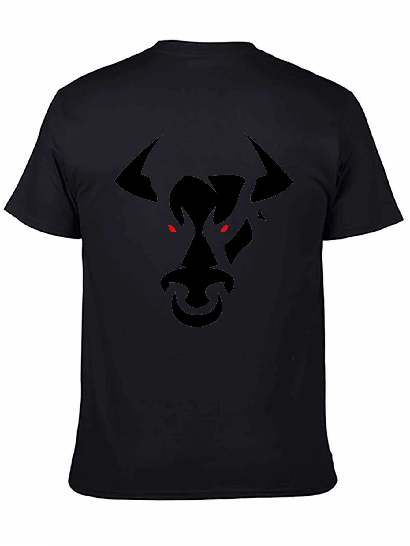 Bull Head Graphic Black T-Shirt