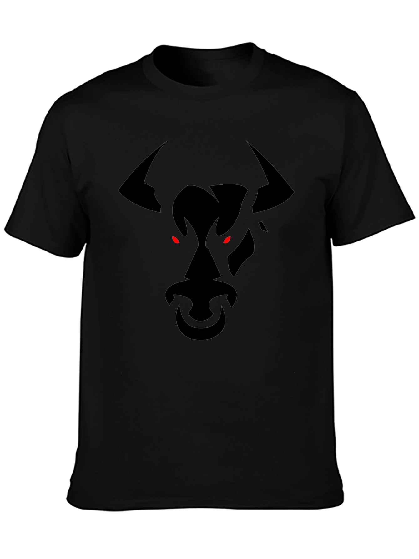 Bull Head Graphic Black T-Shirt