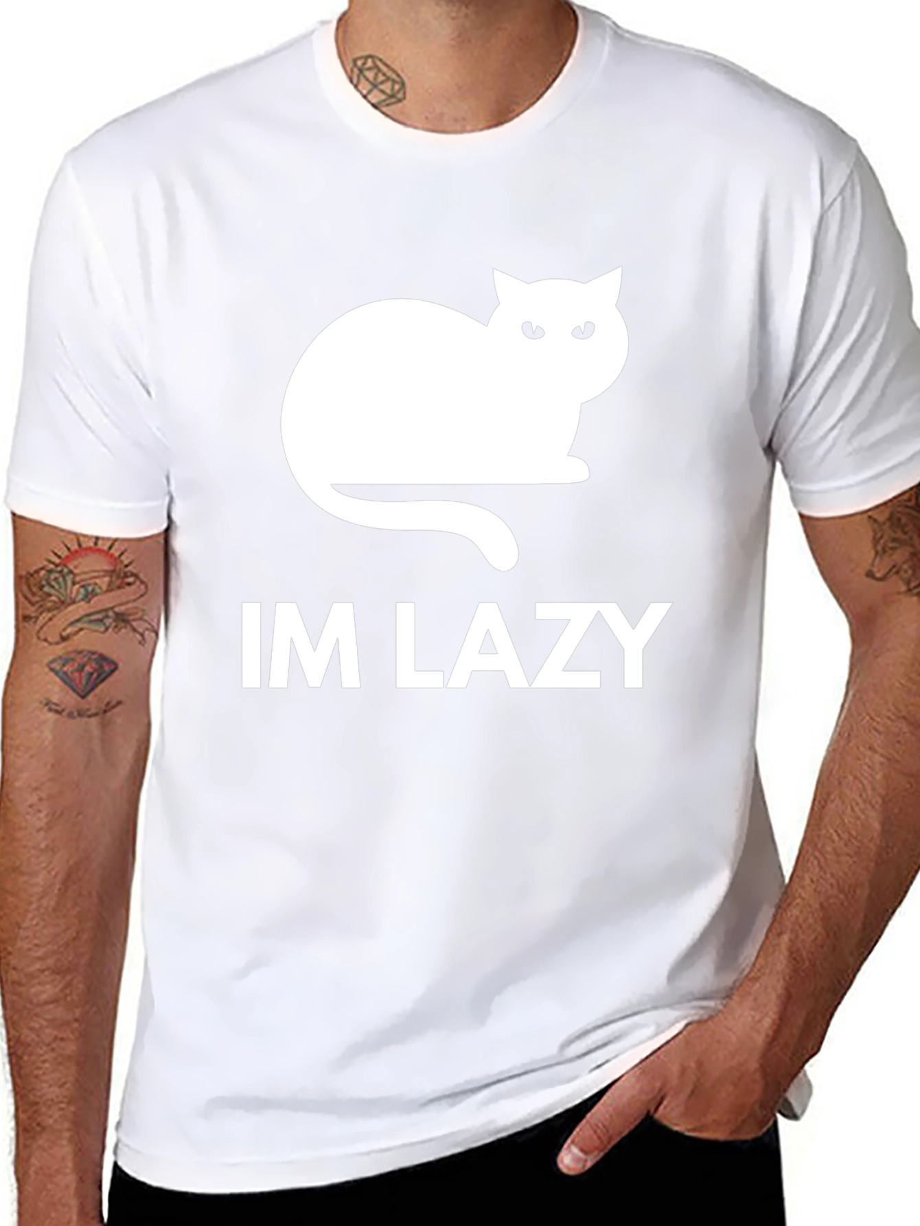 Im Lazy Cat Graphic T-Shirt - Relaxed Fit