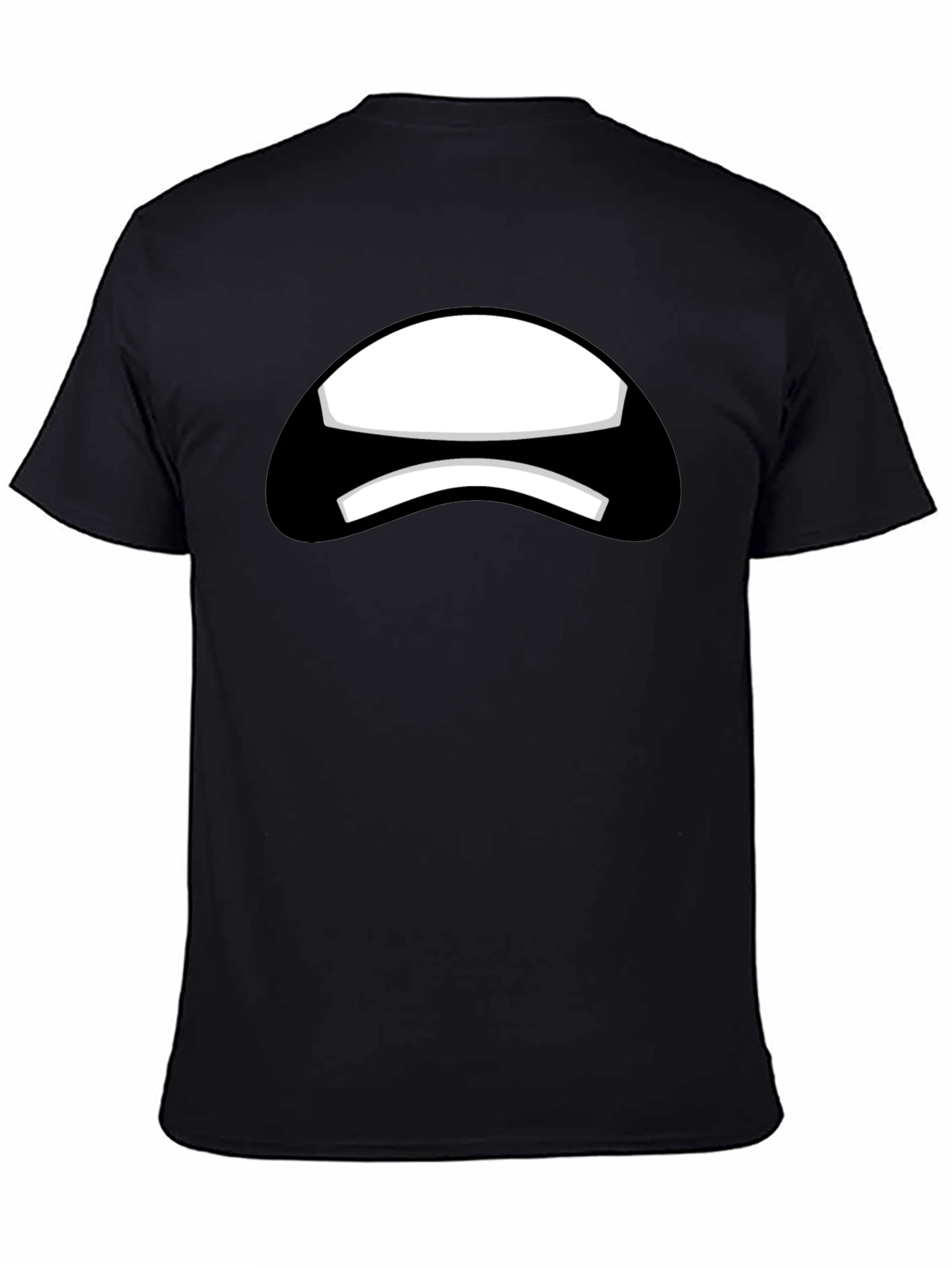 Sad Mouth Graphic T-Shirt - Express Yourself!