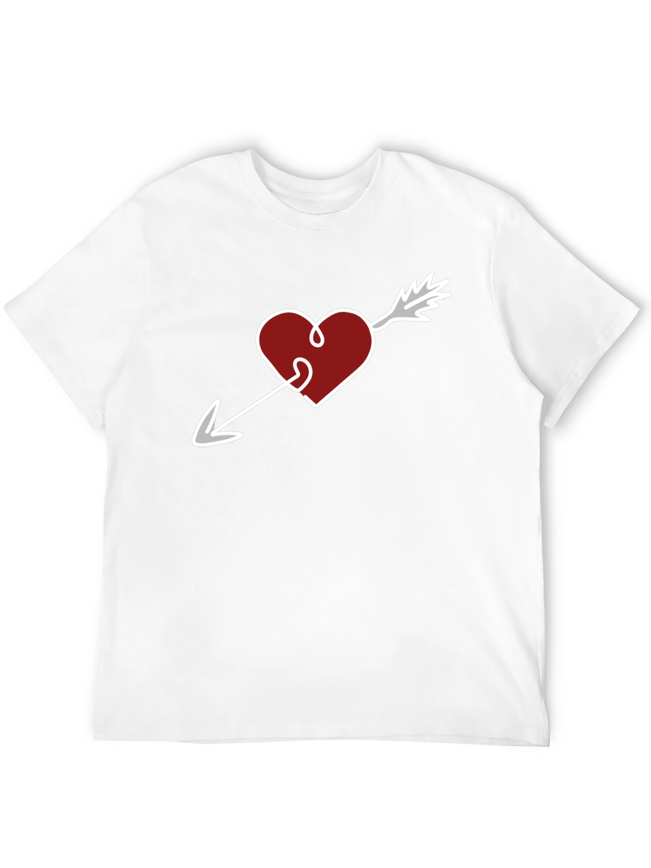 Heart & Arrow Graphic Tee - Valentines Day Special