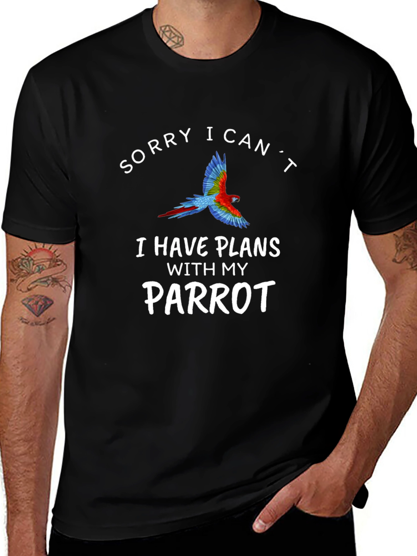 Sorry I Cant Parrot T-Shirt