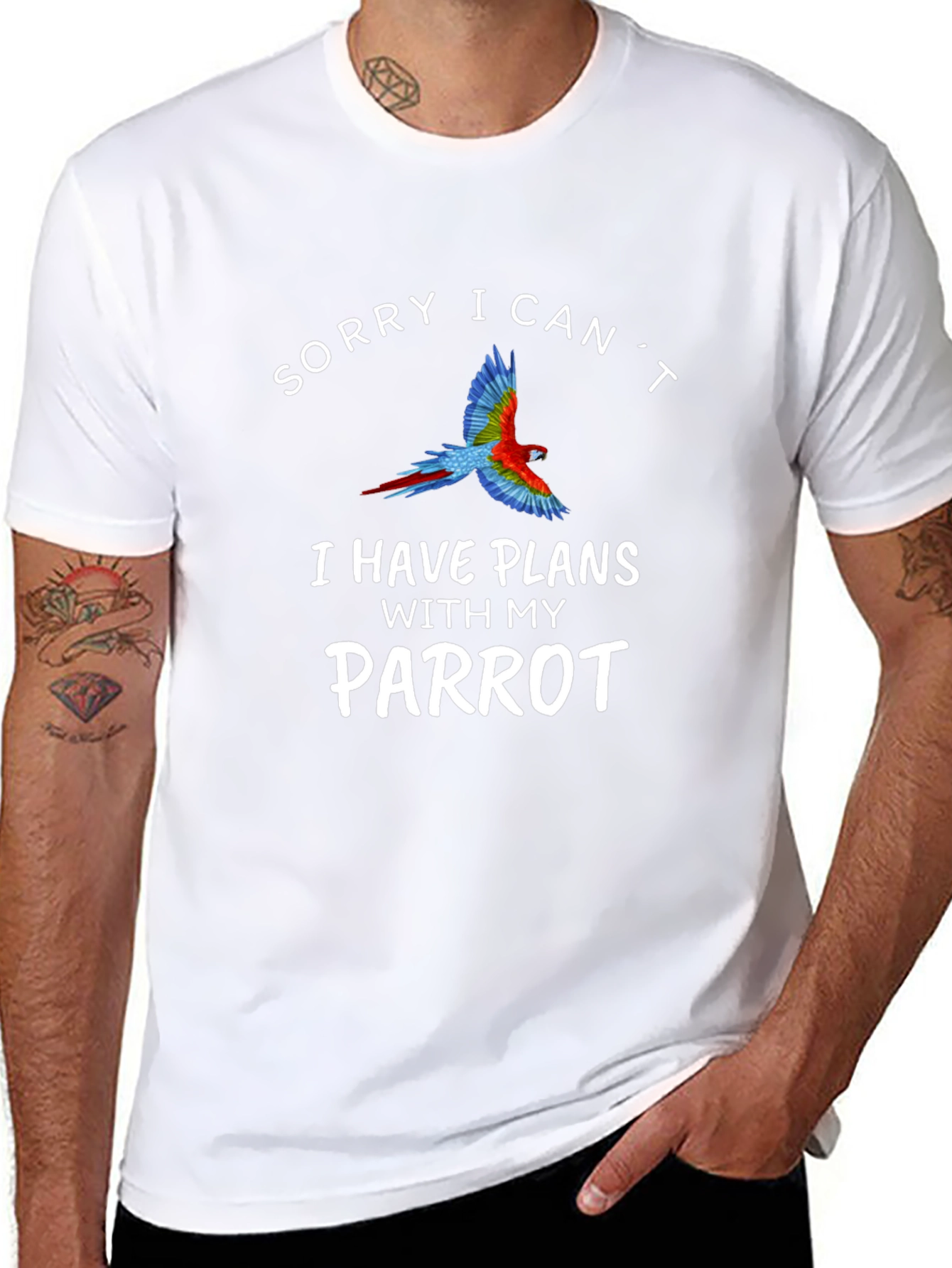 Sorry I Cant Parrot T-Shirt