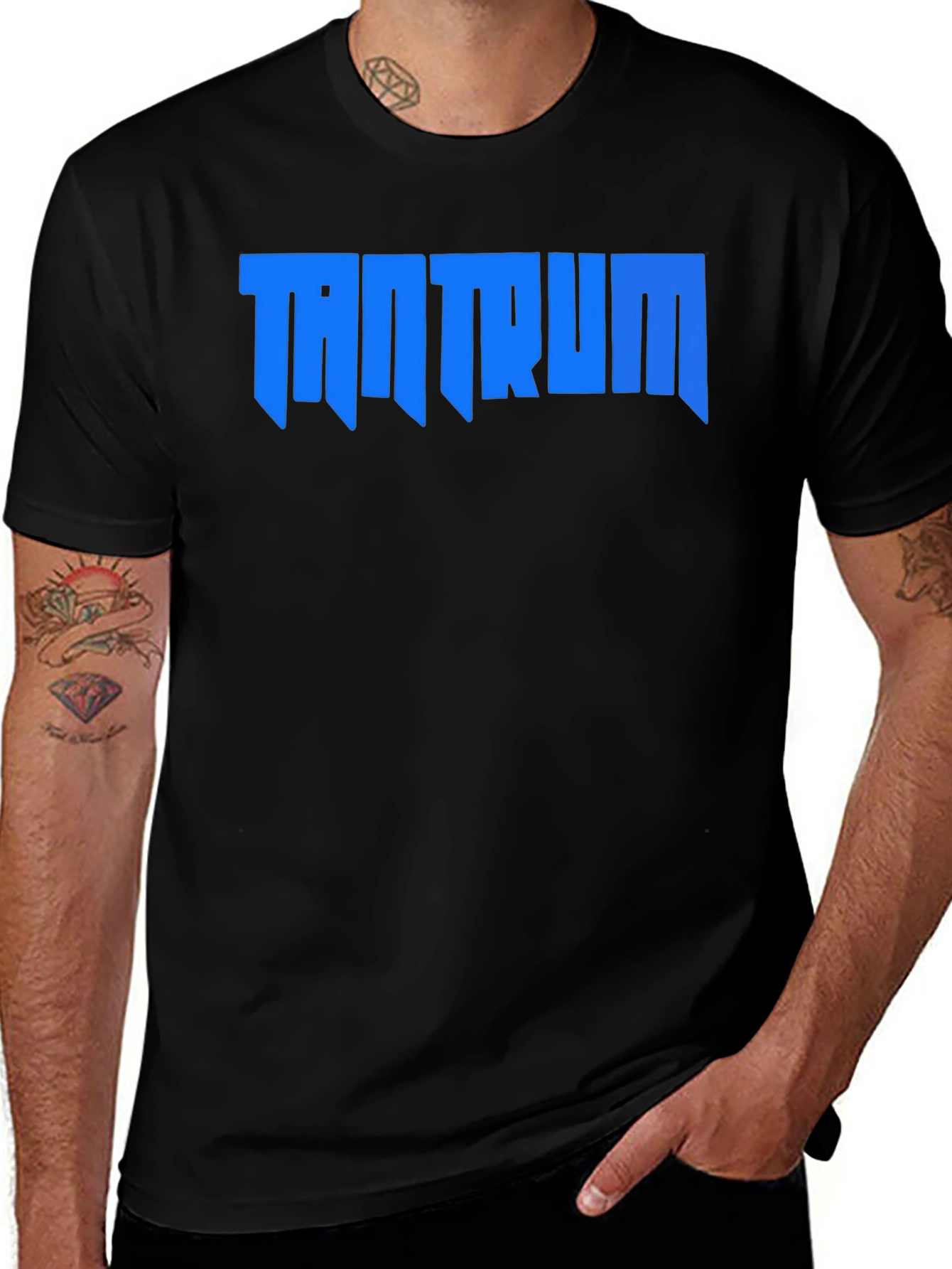 Tantrum Black Graphic T-Shirt