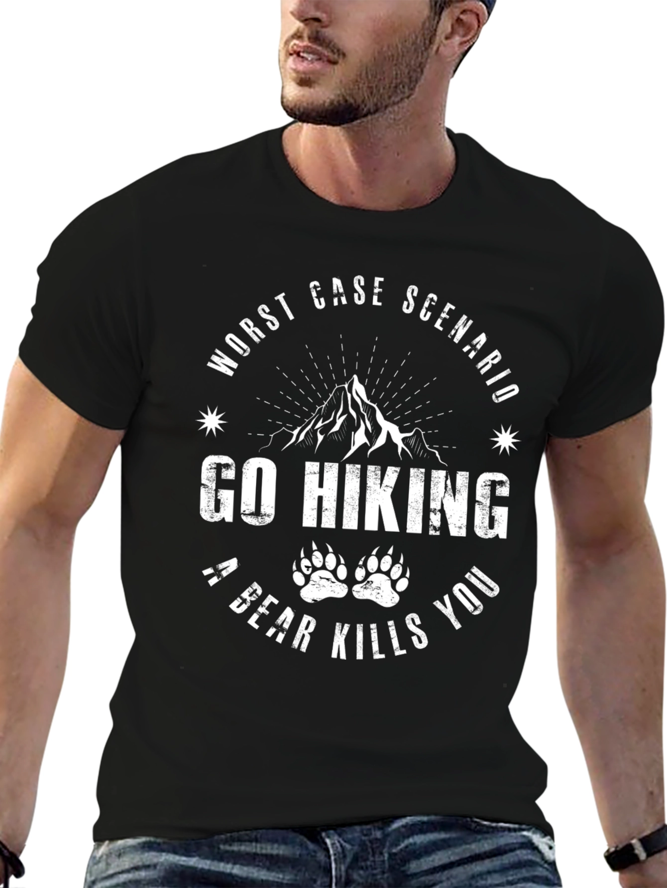 Go Hiking Bear T-Shirt