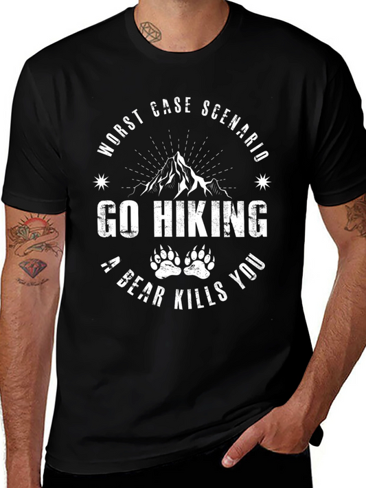 Go Hiking Bear T-Shirt