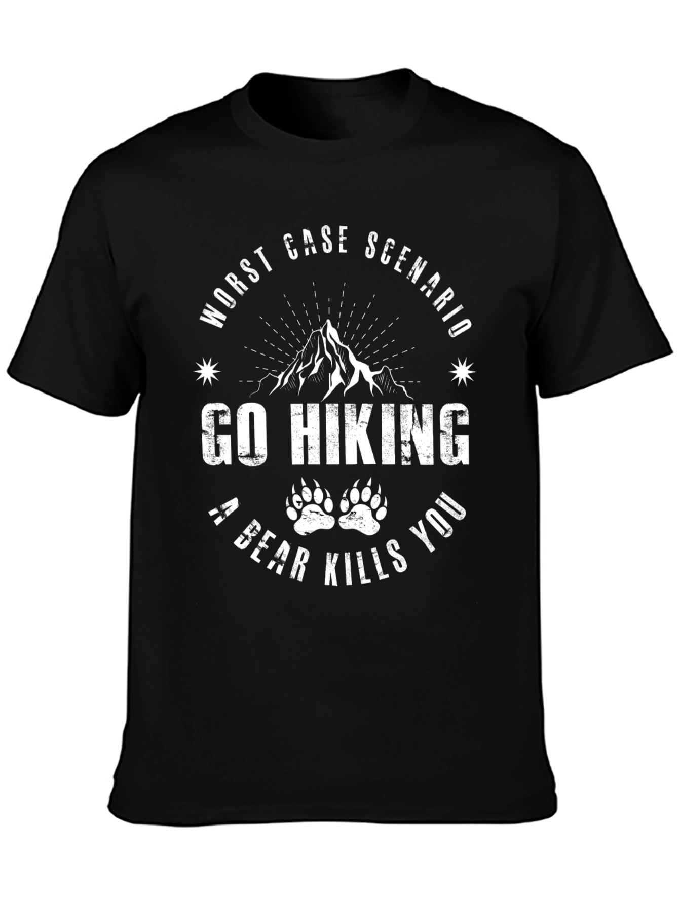Go Hiking Bear T-Shirt