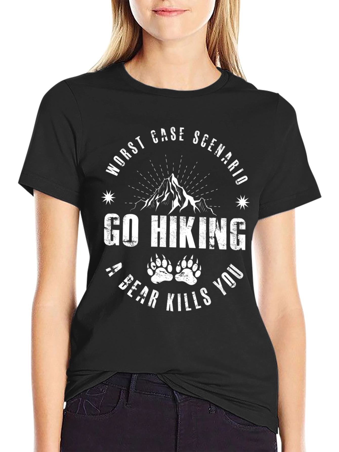 Go Hiking Bear T-Shirt