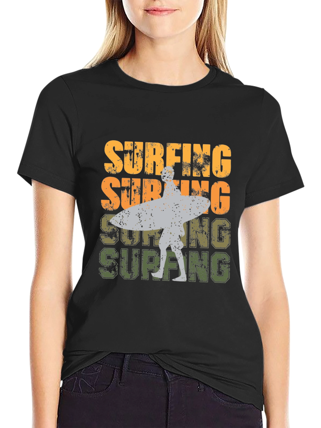 Retro Surfing Graphic Tee