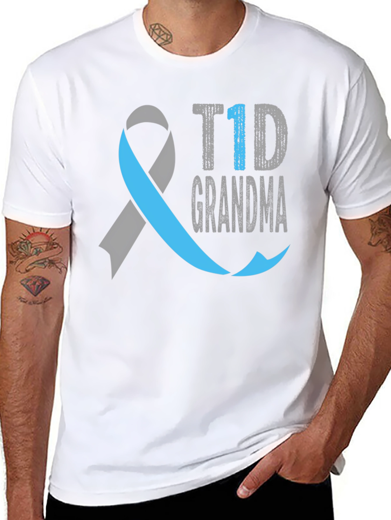 T1D Grandma Awareness T-Shirt