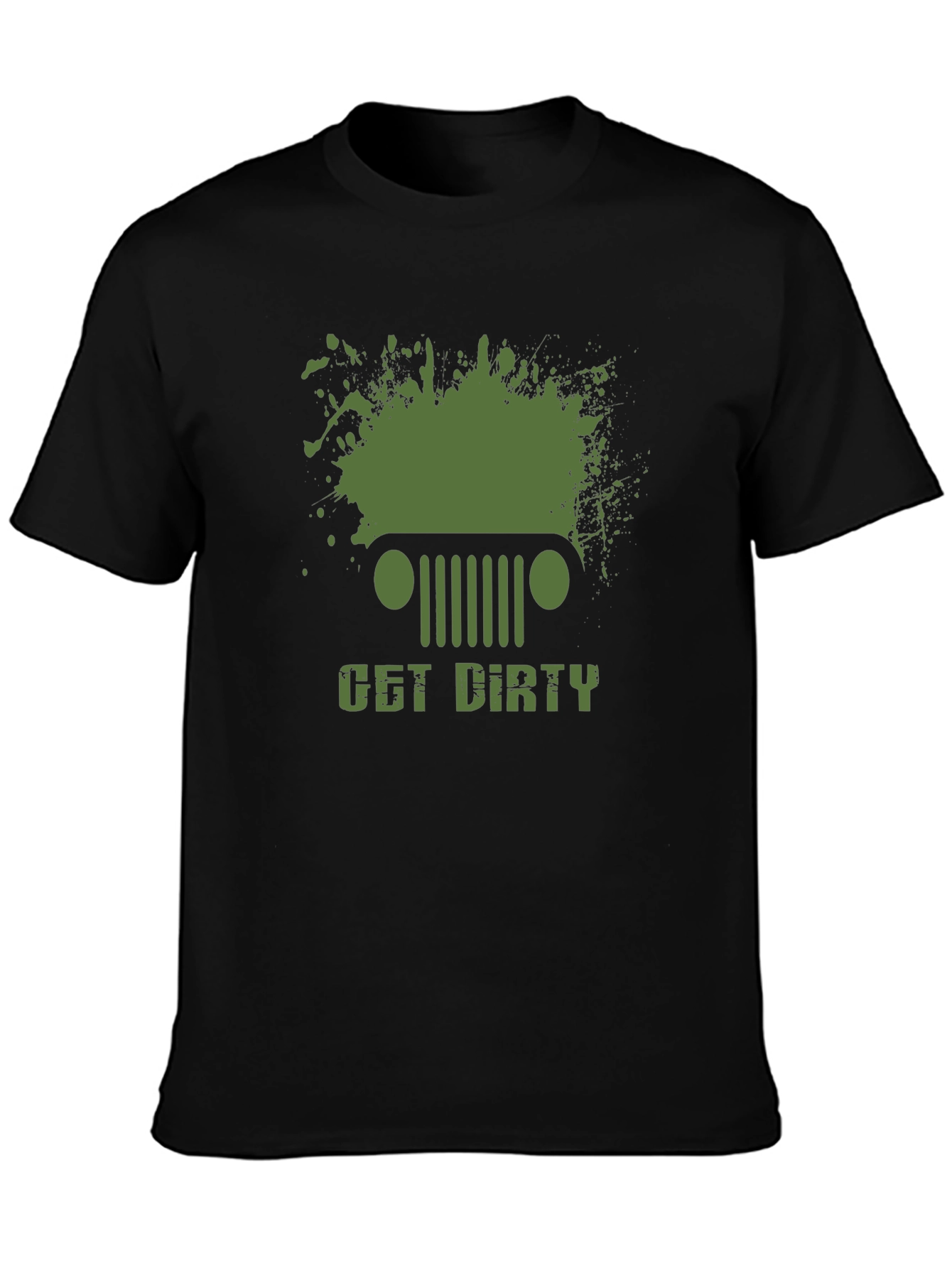 Get Dirty Jeep Graphic Mens T-Shirt