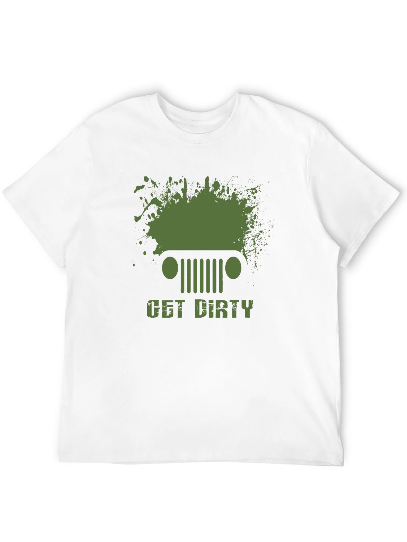 Get Dirty Jeep Graphic Mens T-Shirt