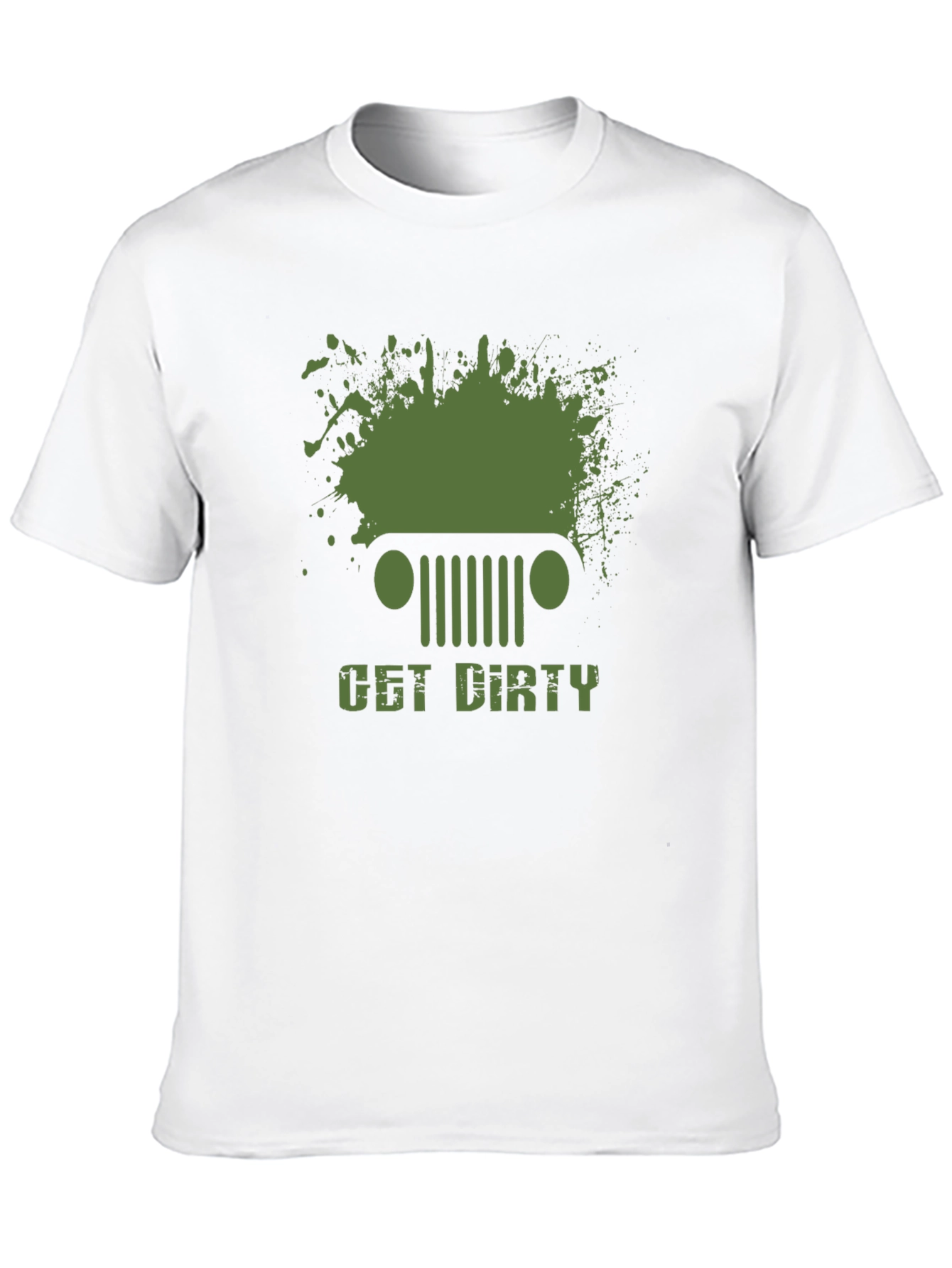 Get Dirty Jeep Graphic Mens T-Shirt