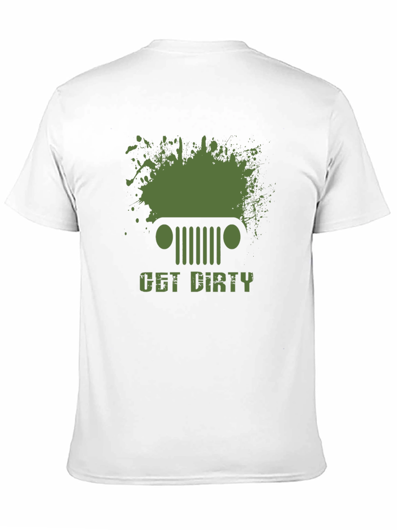 Get Dirty Jeep Graphic Mens T-Shirt