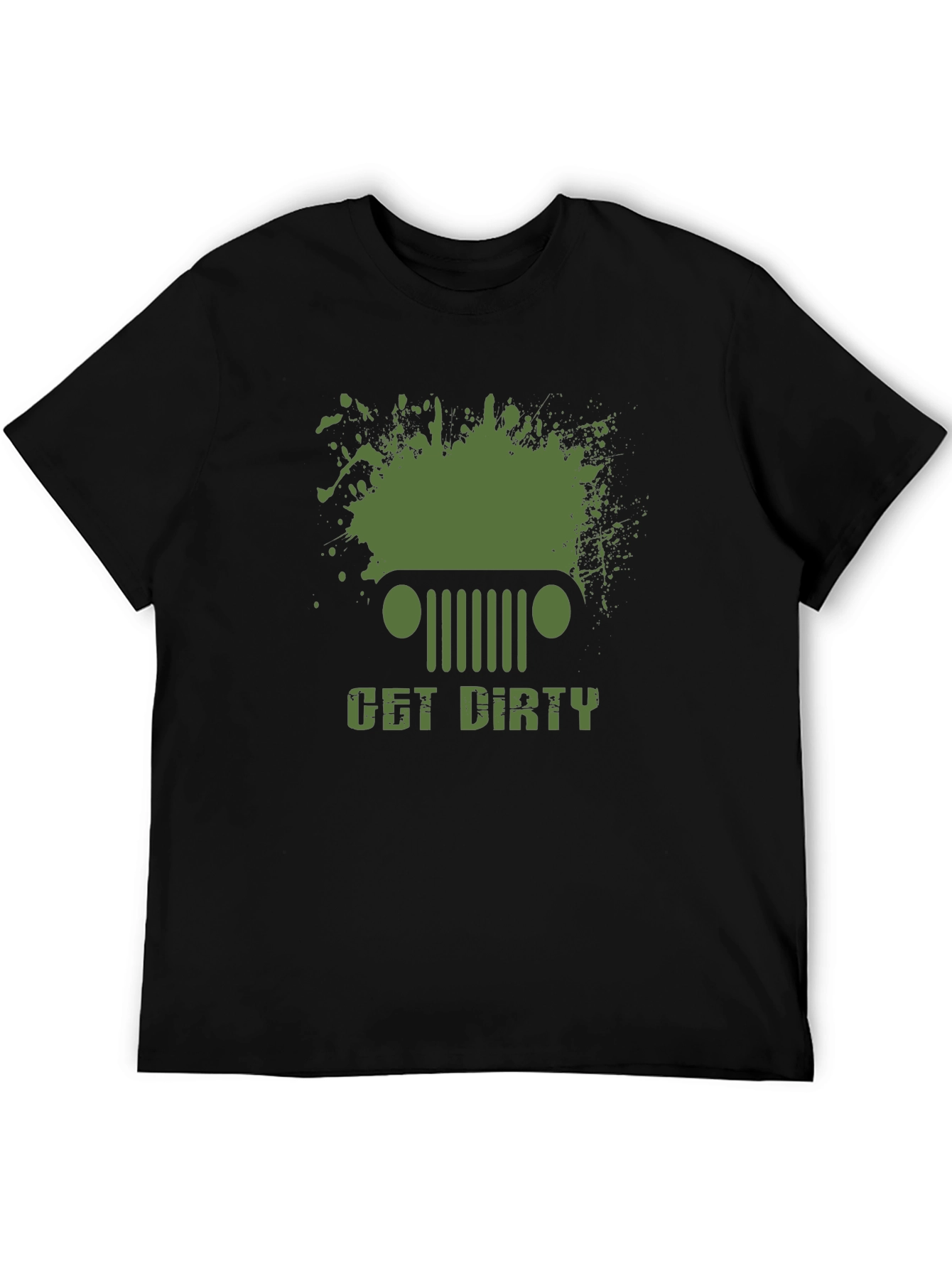 Get Dirty Jeep Graphic Mens T-Shirt