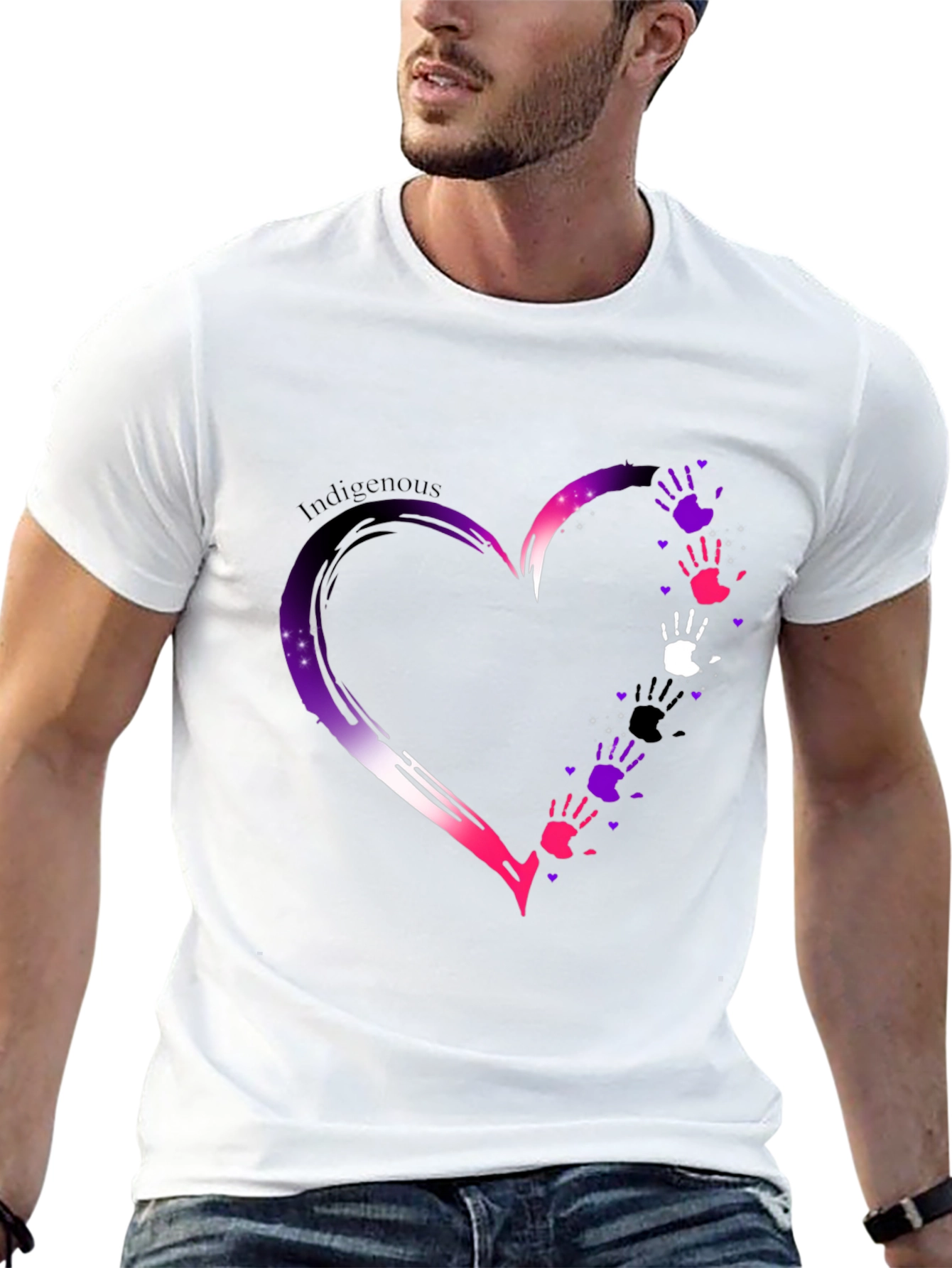 Indigenous Love Heart Hands T-Shirt