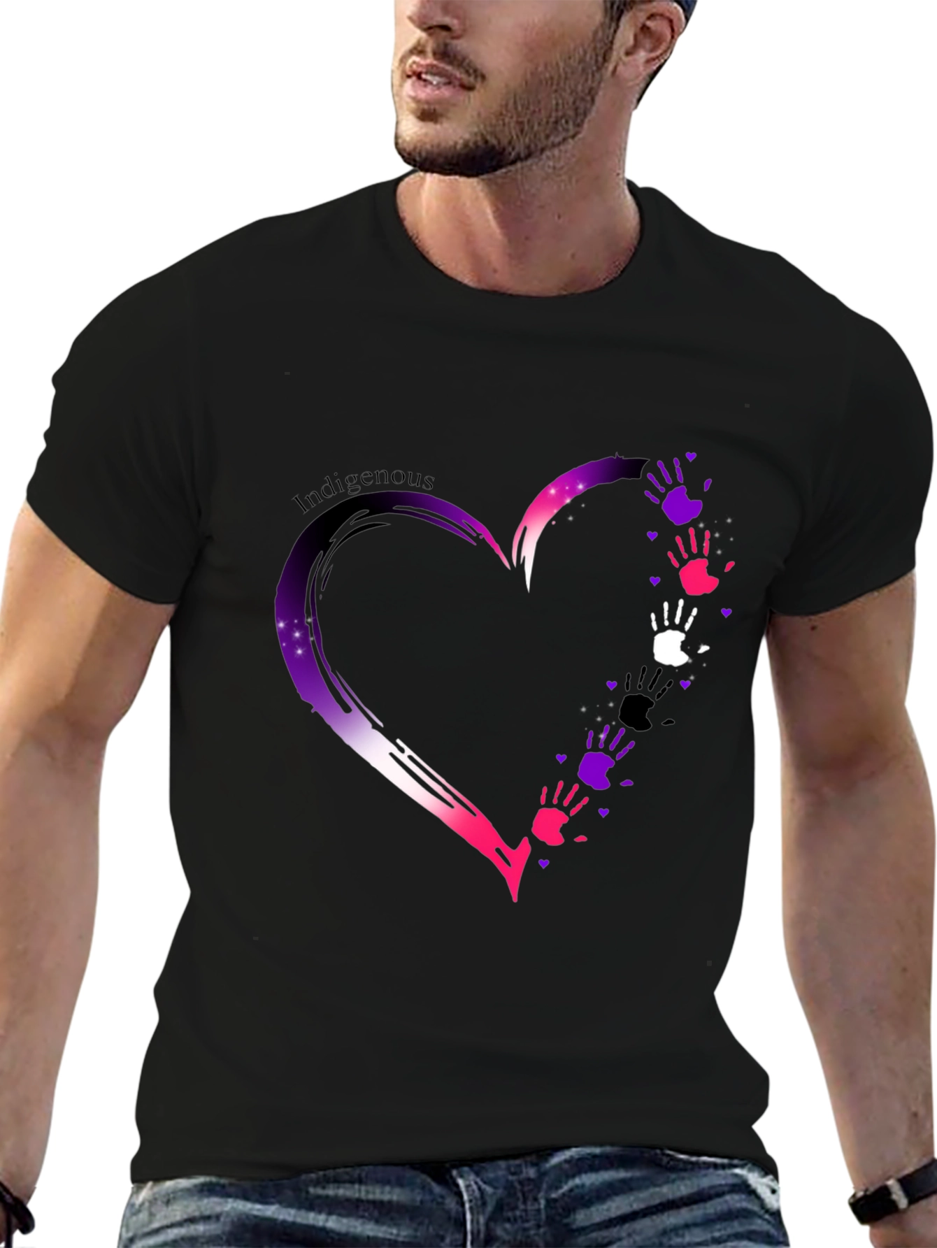 Indigenous Love Heart Hands T-Shirt