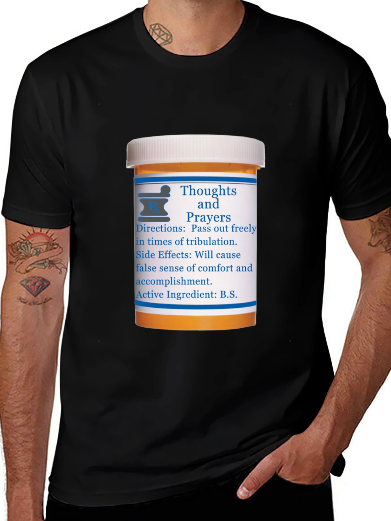 Thoughts and Prayers Humor T-Shirt