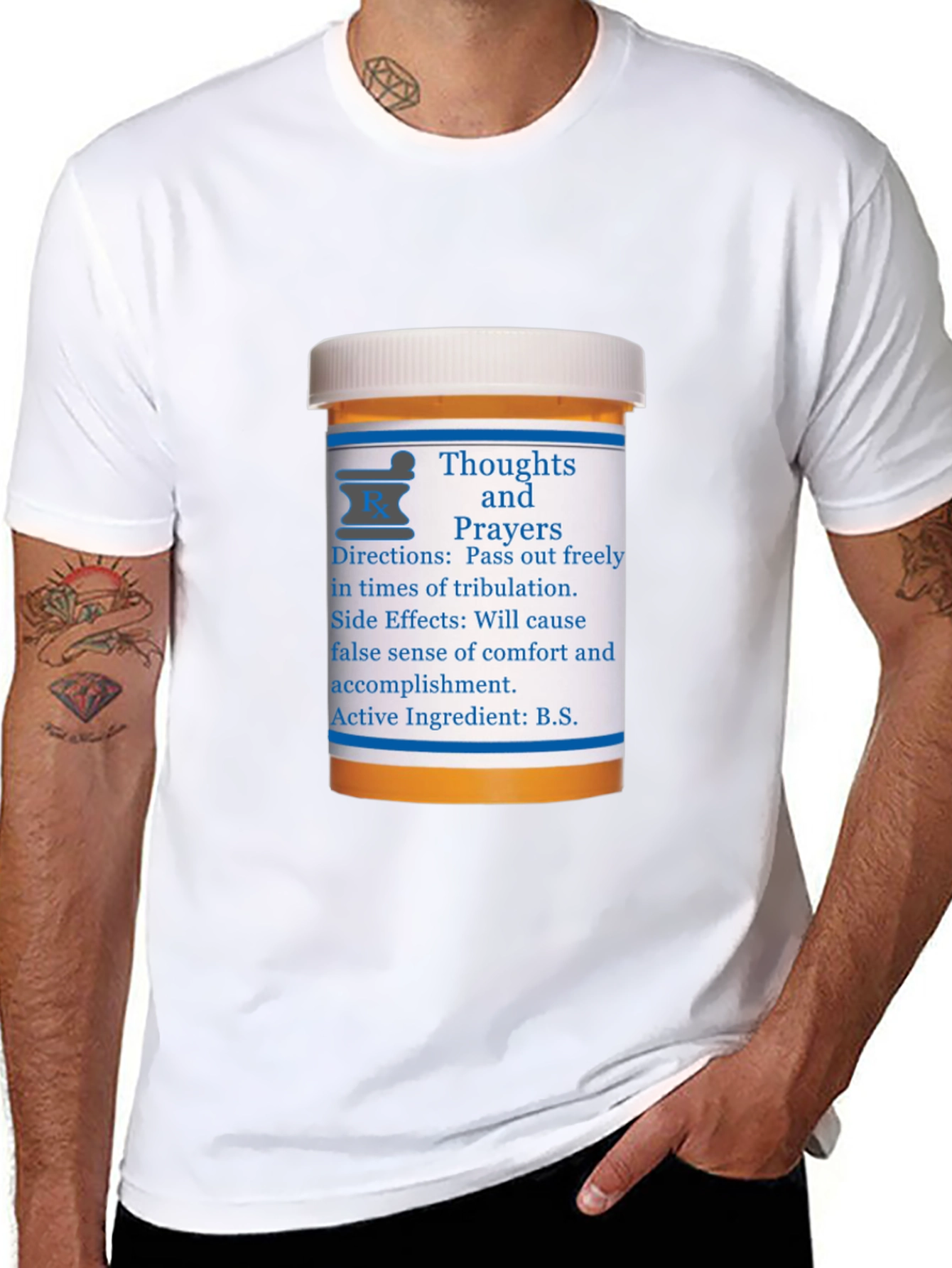 Thoughts and Prayers Humor T-Shirt