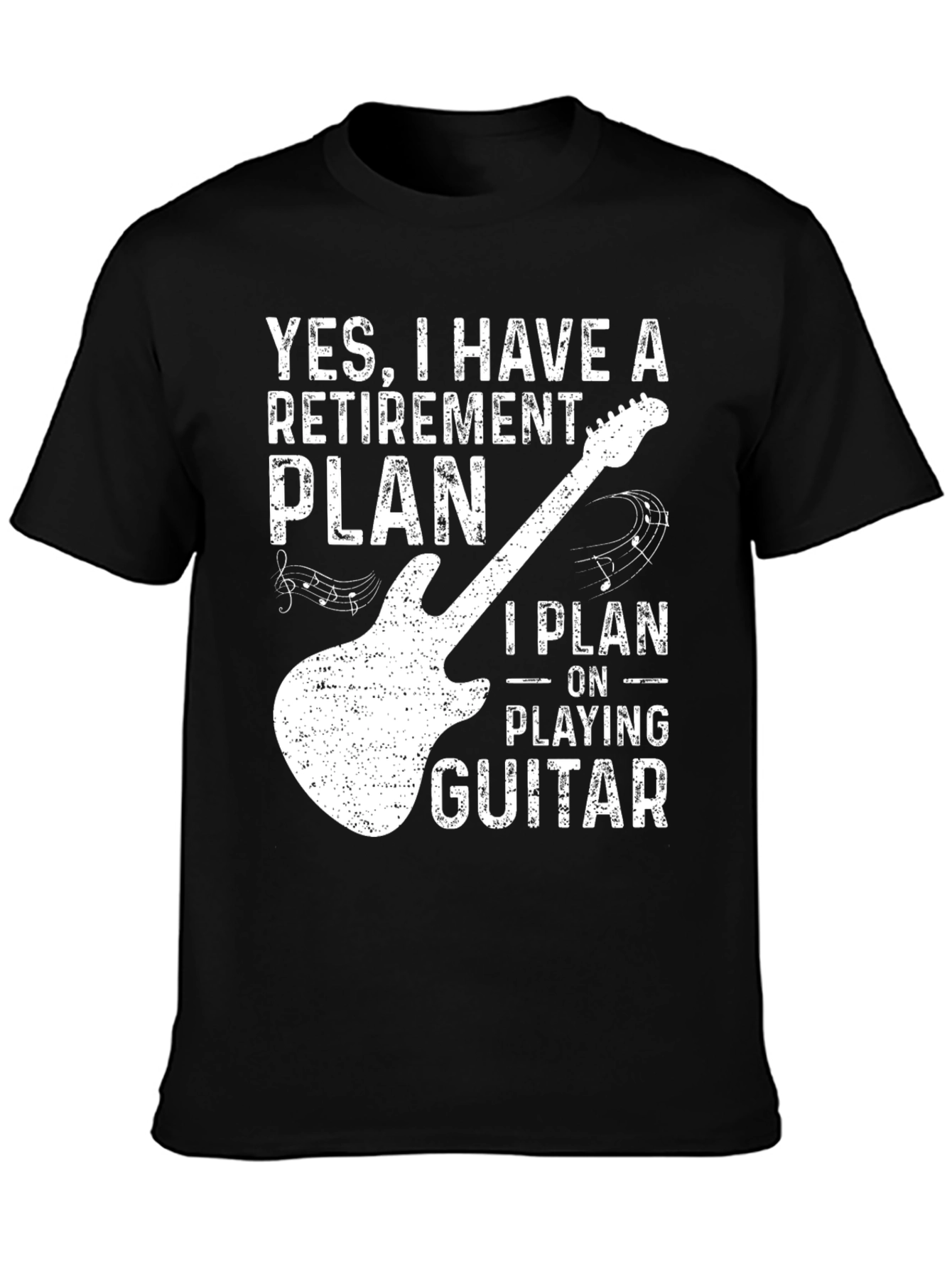 Guitar Retirement Plan T-Shirt - Musician Gift