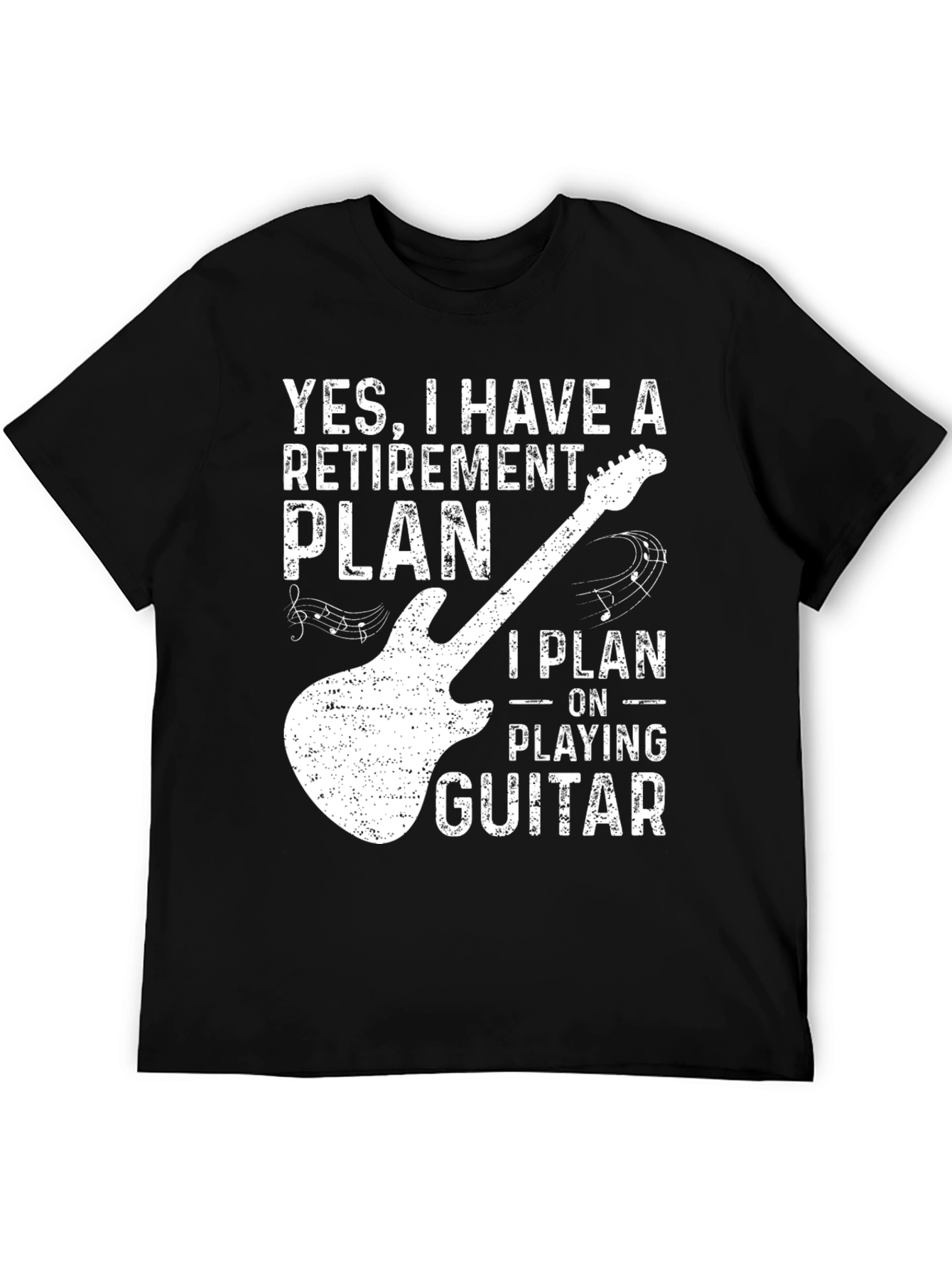 Guitar Retirement Plan T-Shirt - Musician Gift