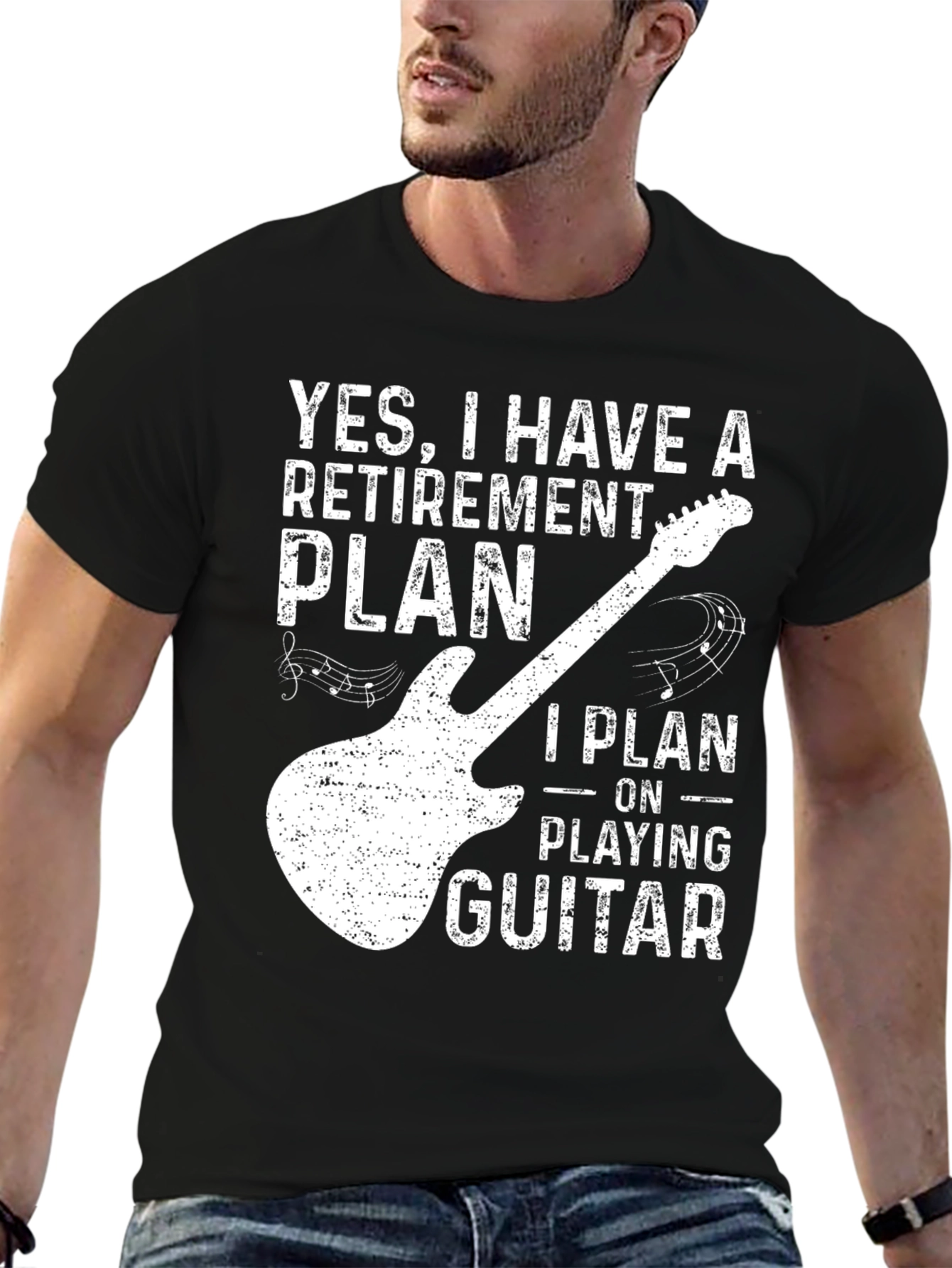Guitar Retirement Plan T-Shirt - Musician Gift