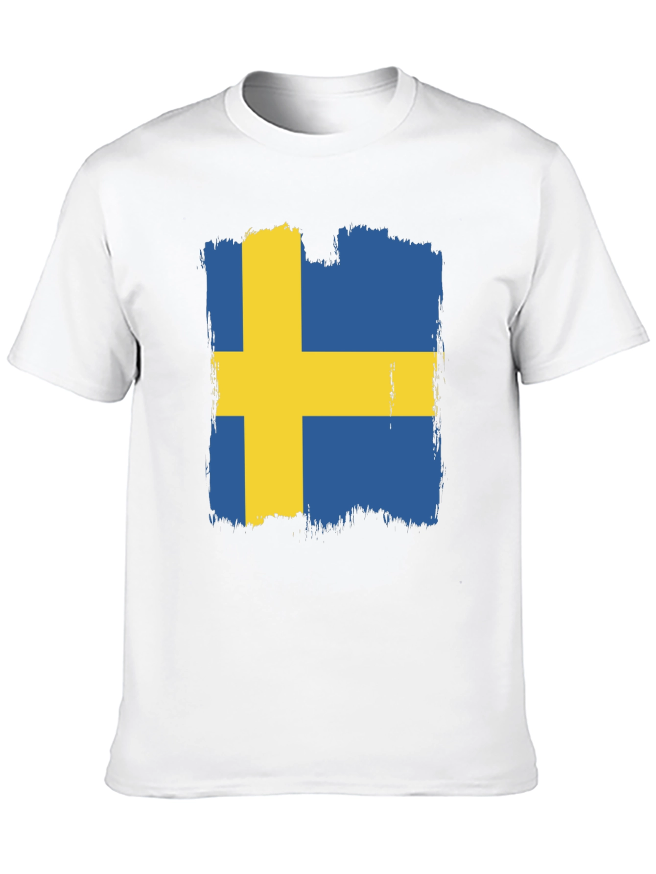 Sweden Flag T-Shirt - Distressed Swedish Pride