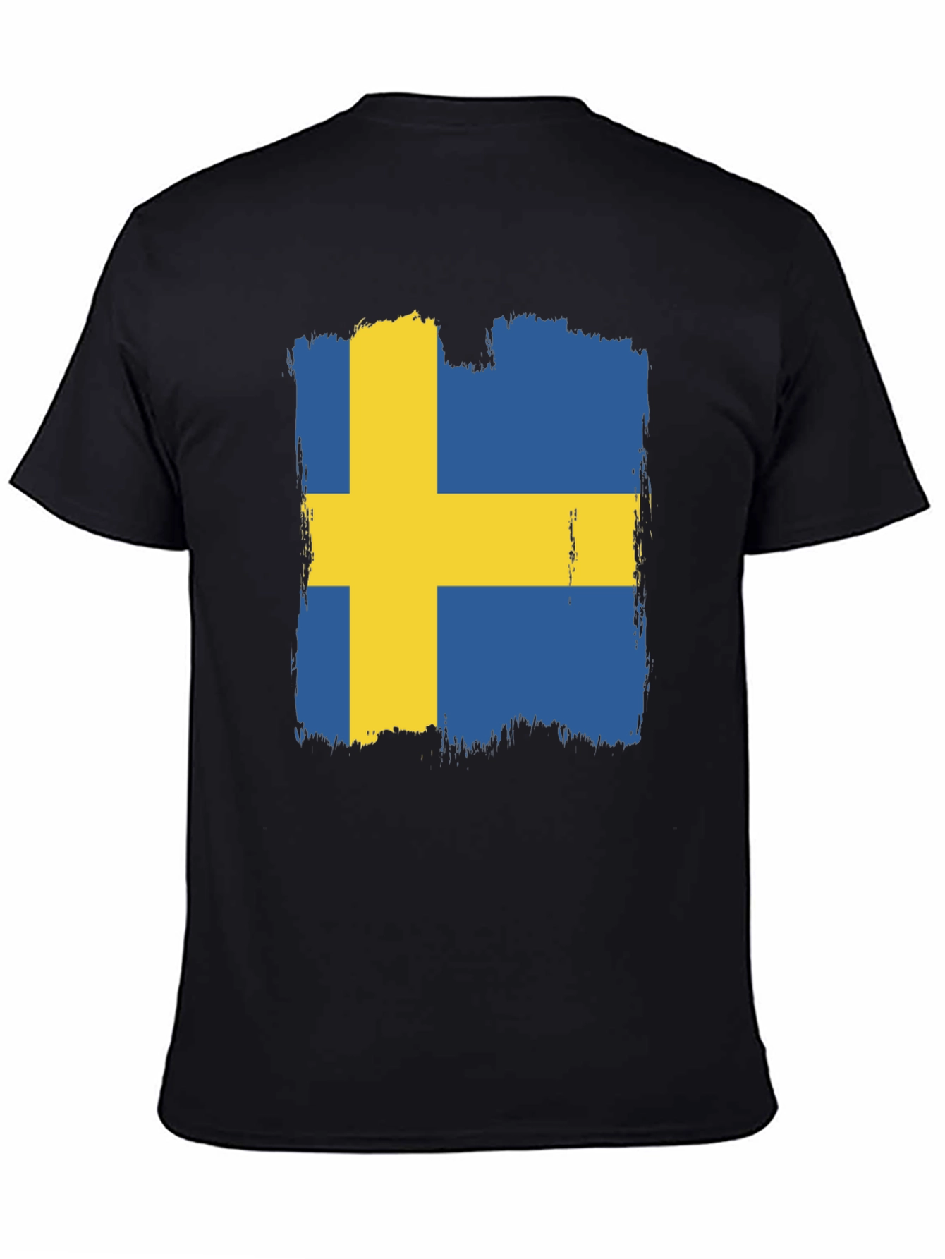 Sweden Flag T-Shirt - Distressed Swedish Pride