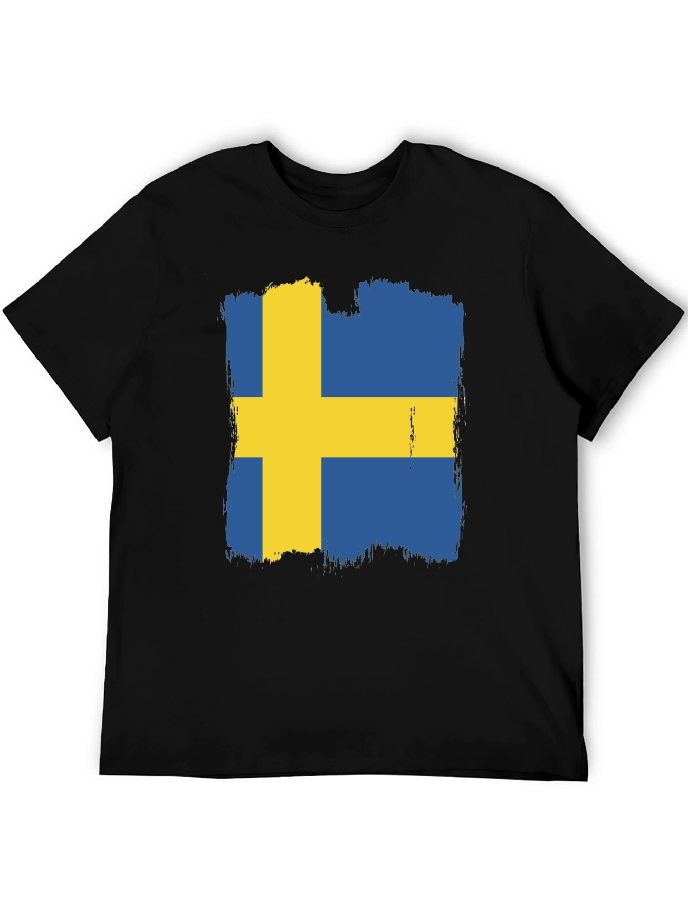 Sweden Flag T-Shirt - Distressed Swedish Pride