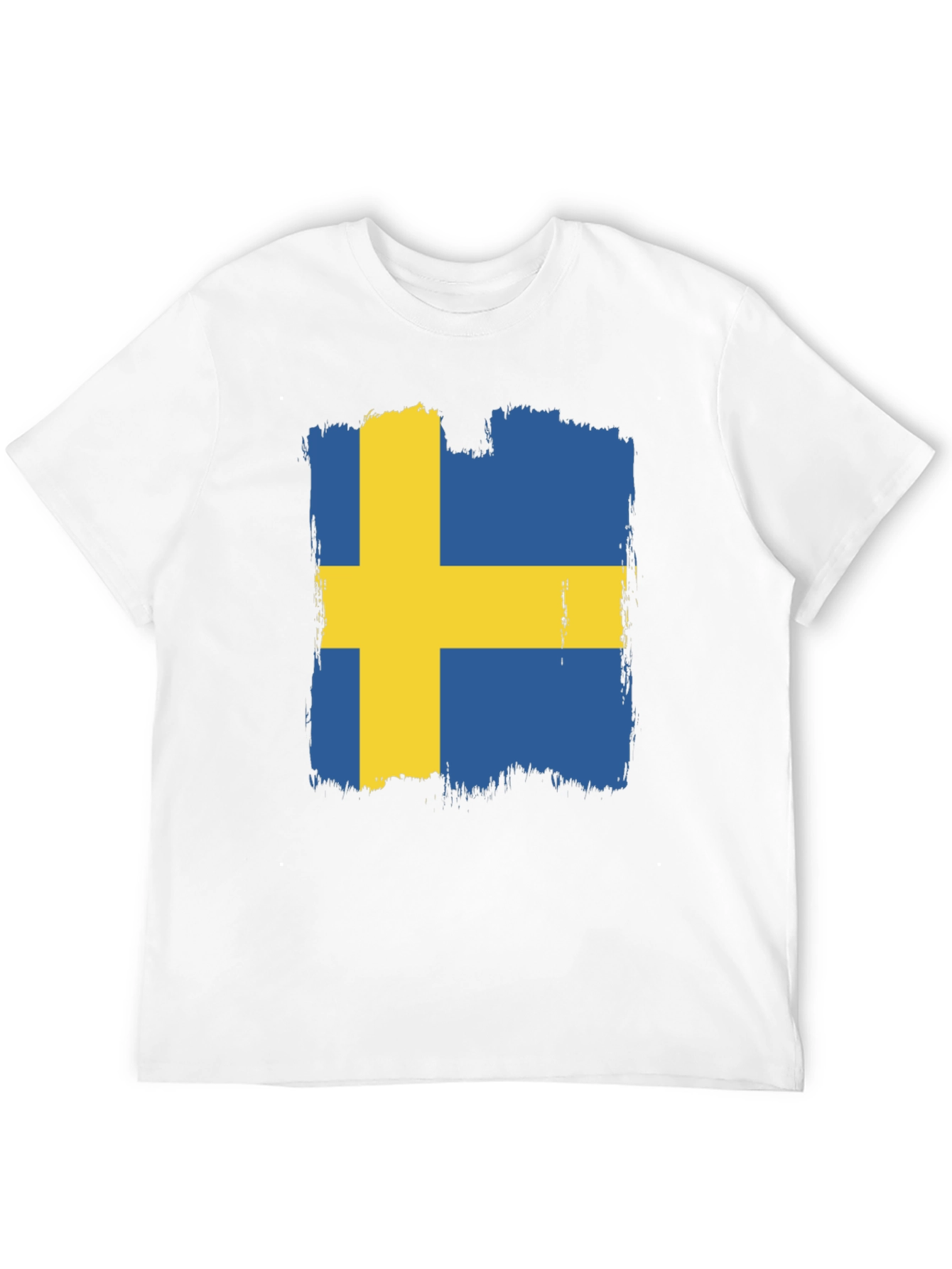 Sweden Flag T-Shirt - Distressed Swedish Pride
