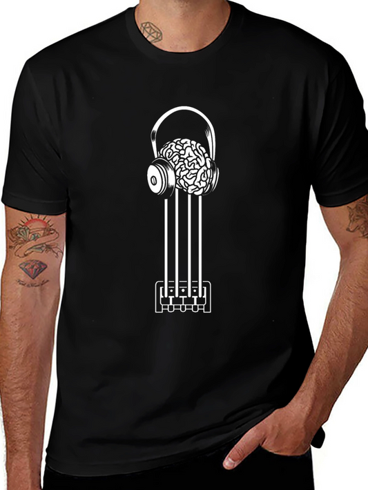 Brainwaves T-Shirt - Music Lovers Tee