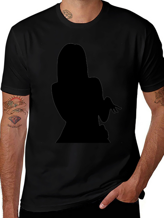 Black Silhouette Graphic Tee - Modern Fit