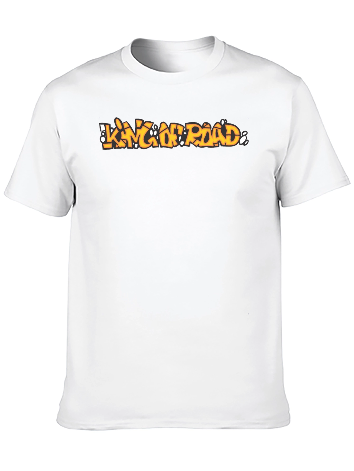 King On Road Graphic Black T-Shirt