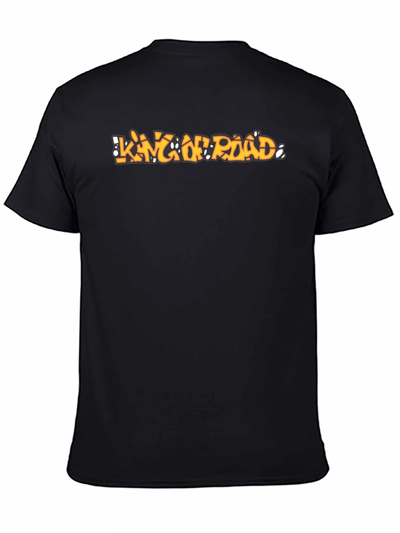 King On Road Graphic Black T-Shirt