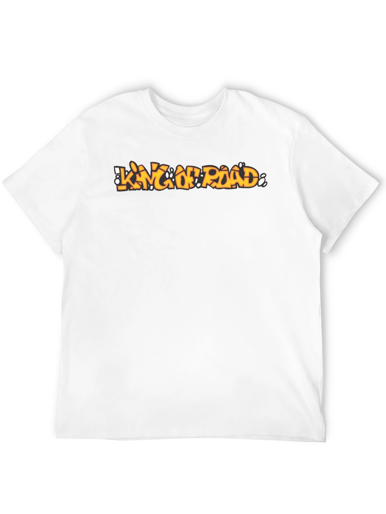 King On Road Graphic Black T-Shirt