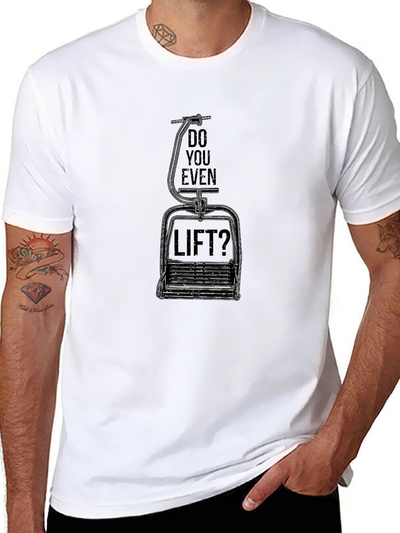 Do You Even Lift? Ski Lift T-Shirt