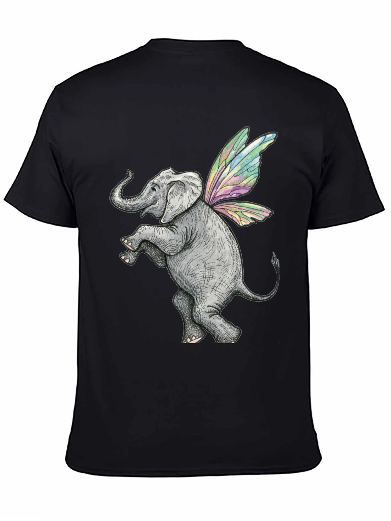 Elephant Fairy Graphic Tee - Unique Design