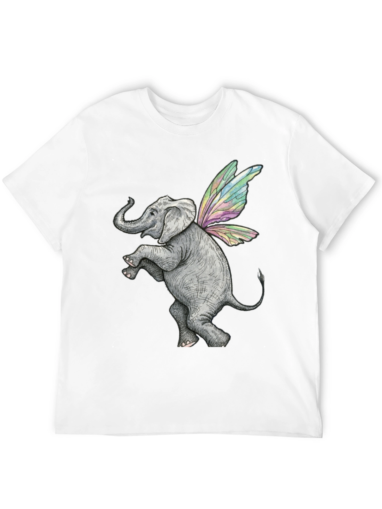 Elephant Fairy Graphic Tee - Unique Design