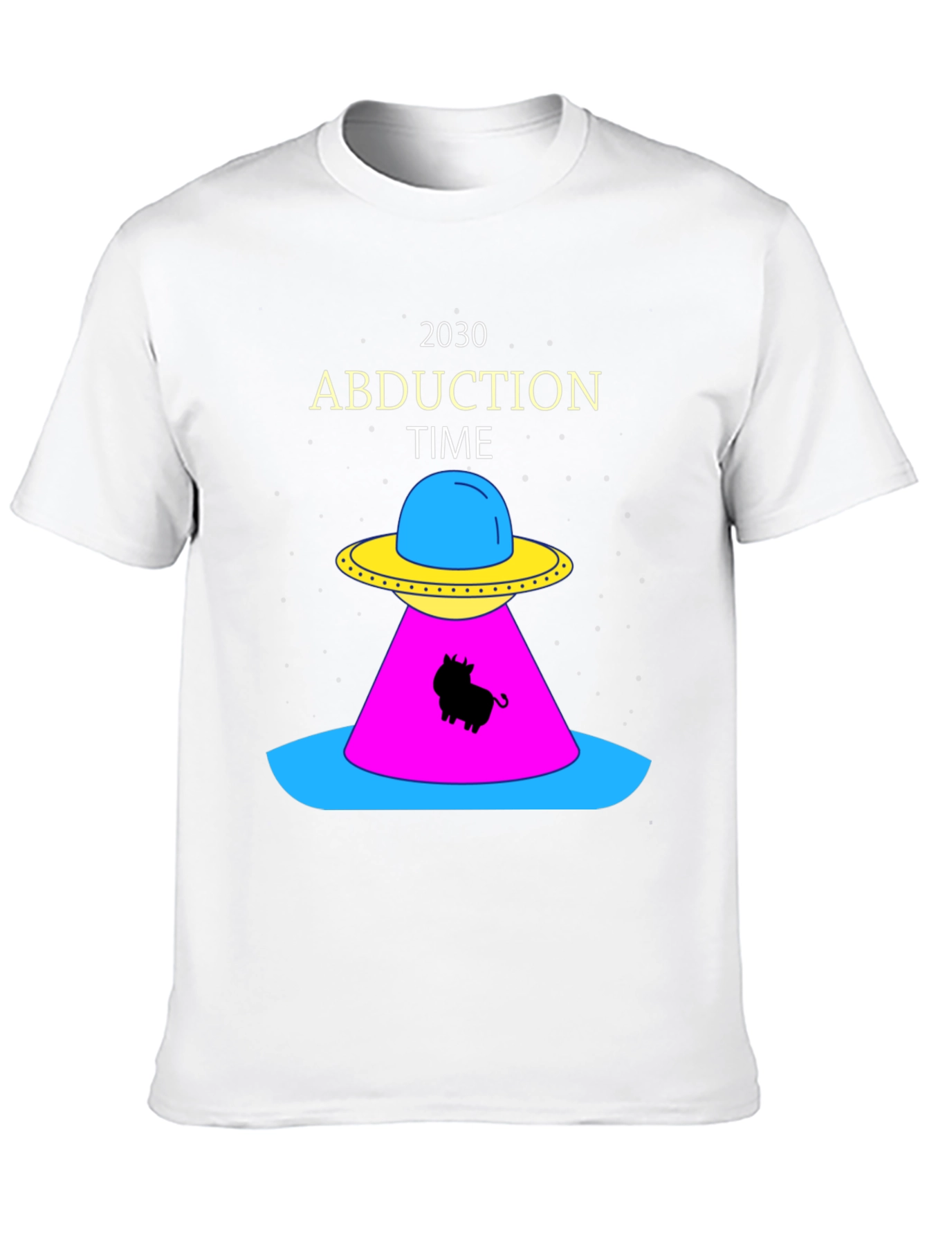 2030 Abduction Time Black T-Shirt