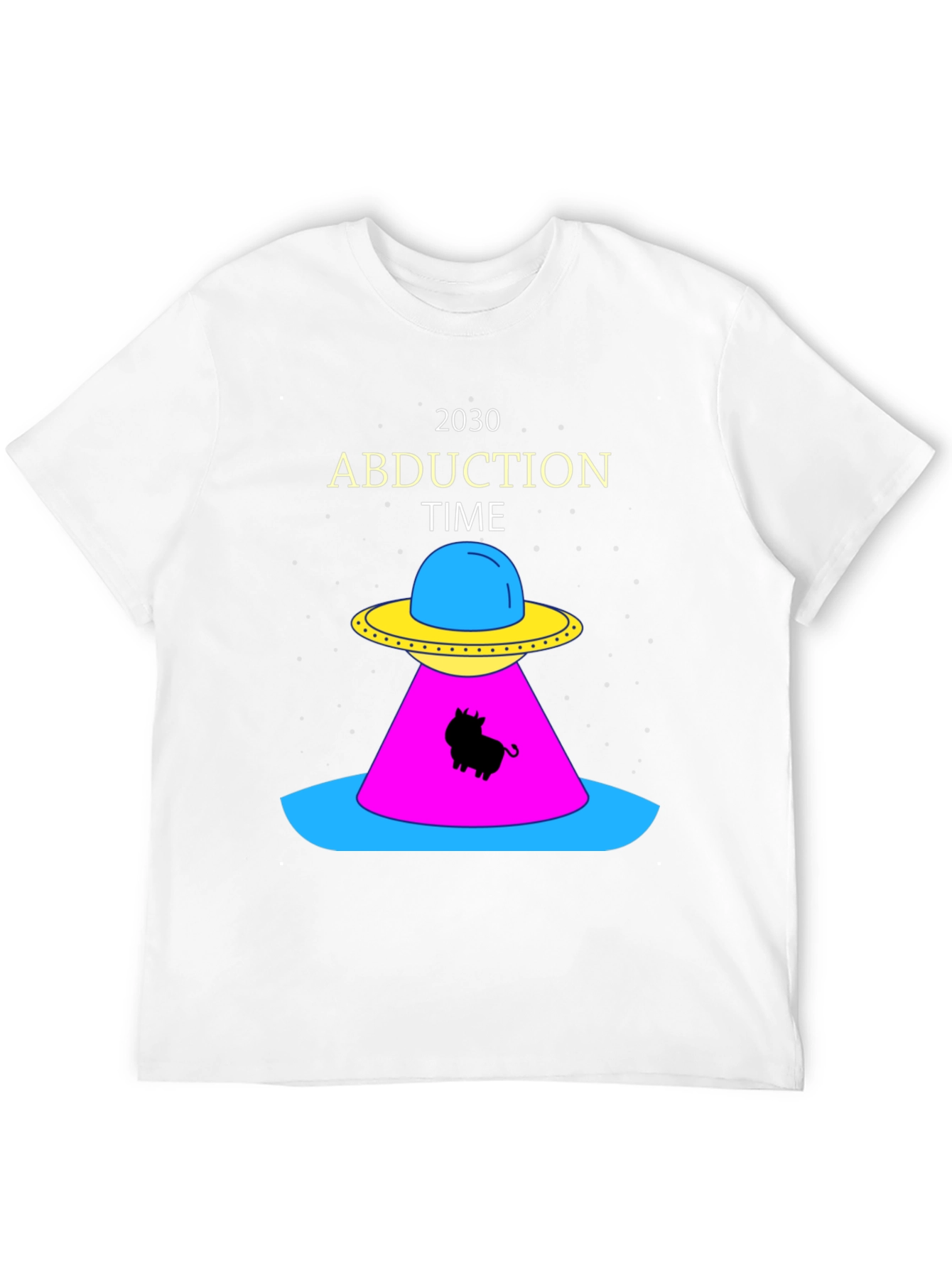 2030 Abduction Time Black T-Shirt