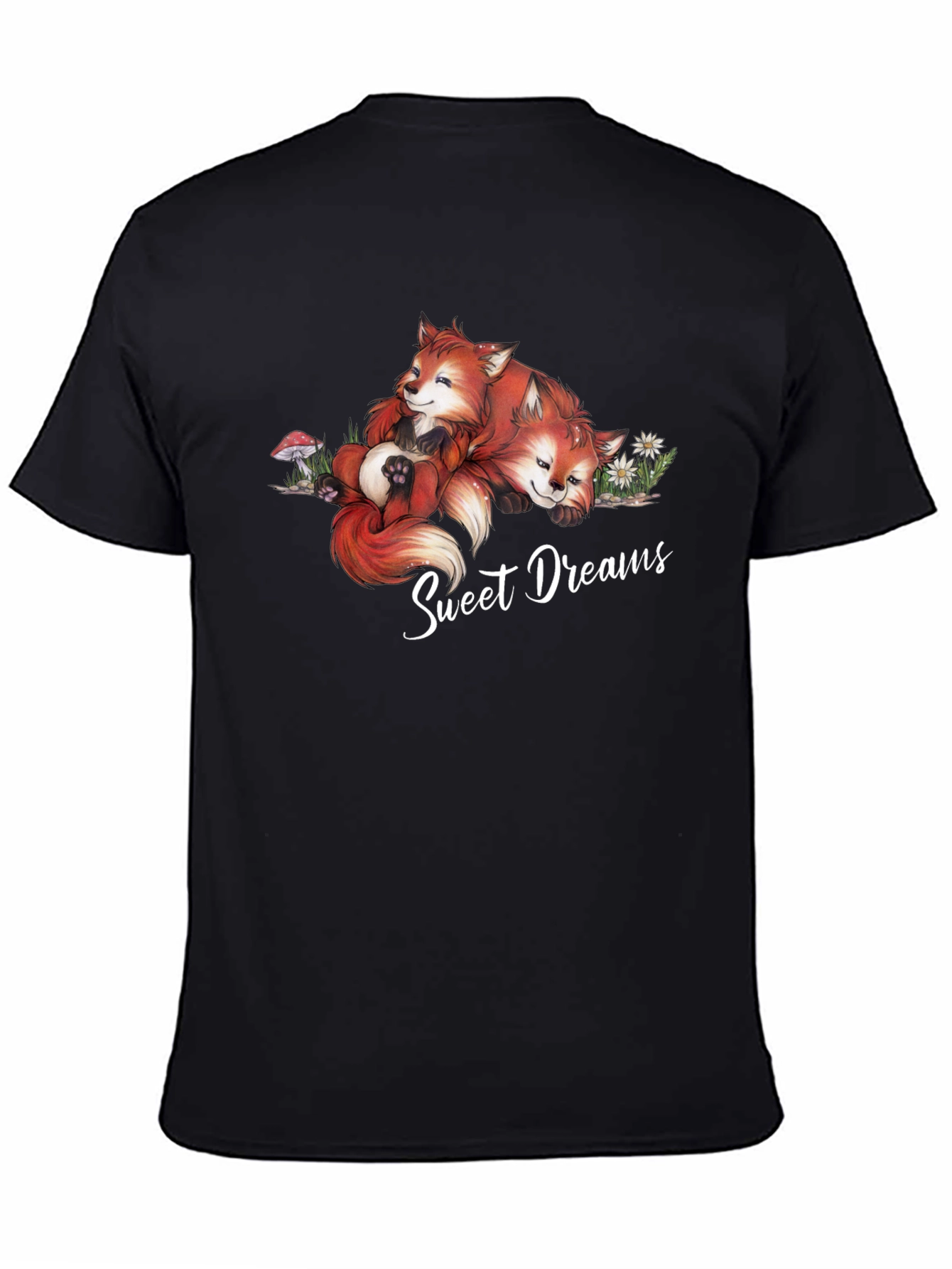 Sweet Dreams Foxes Graphic T-Shirt
