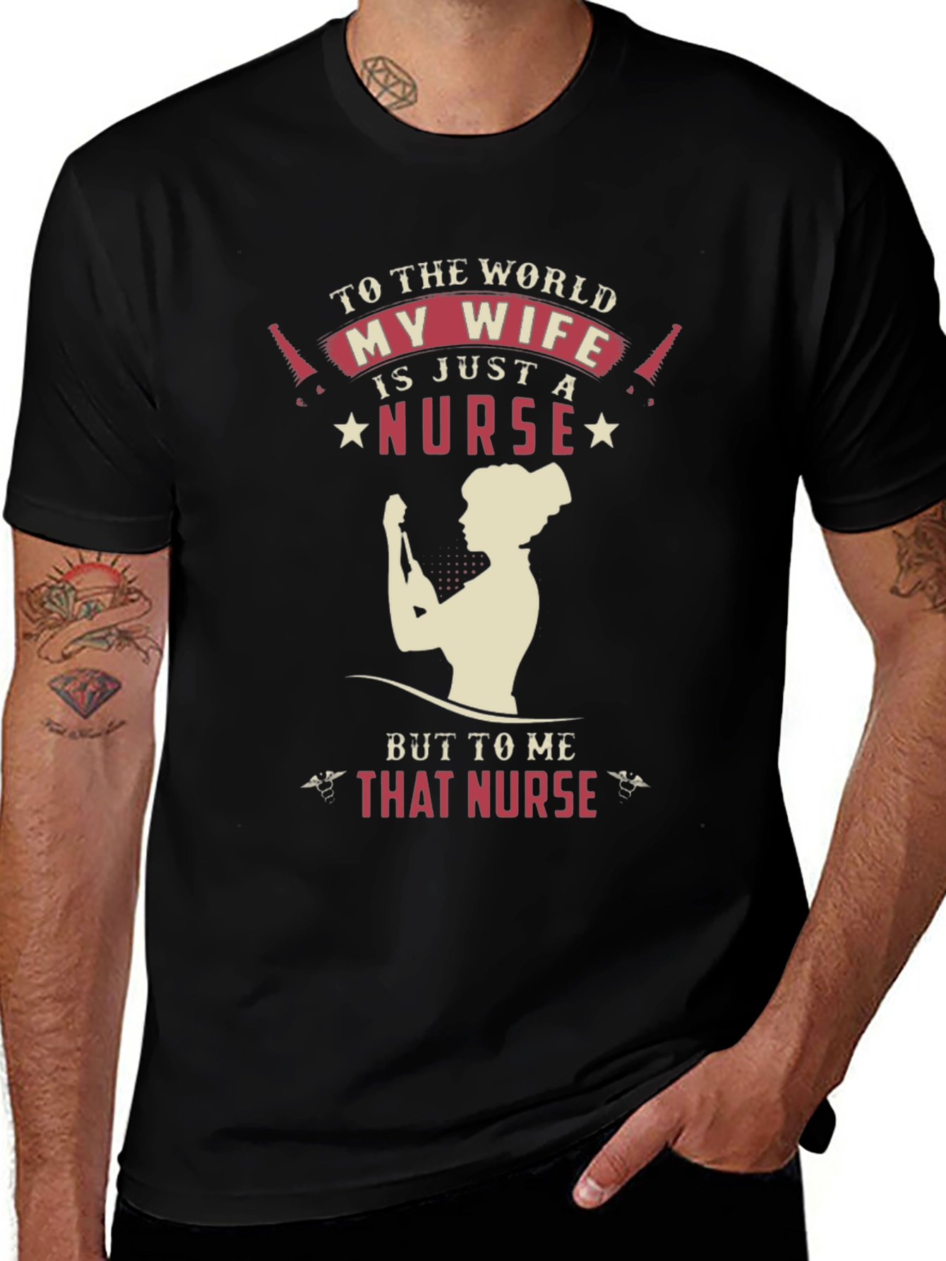 My Wife is a Nurse Graphic T-Shirt