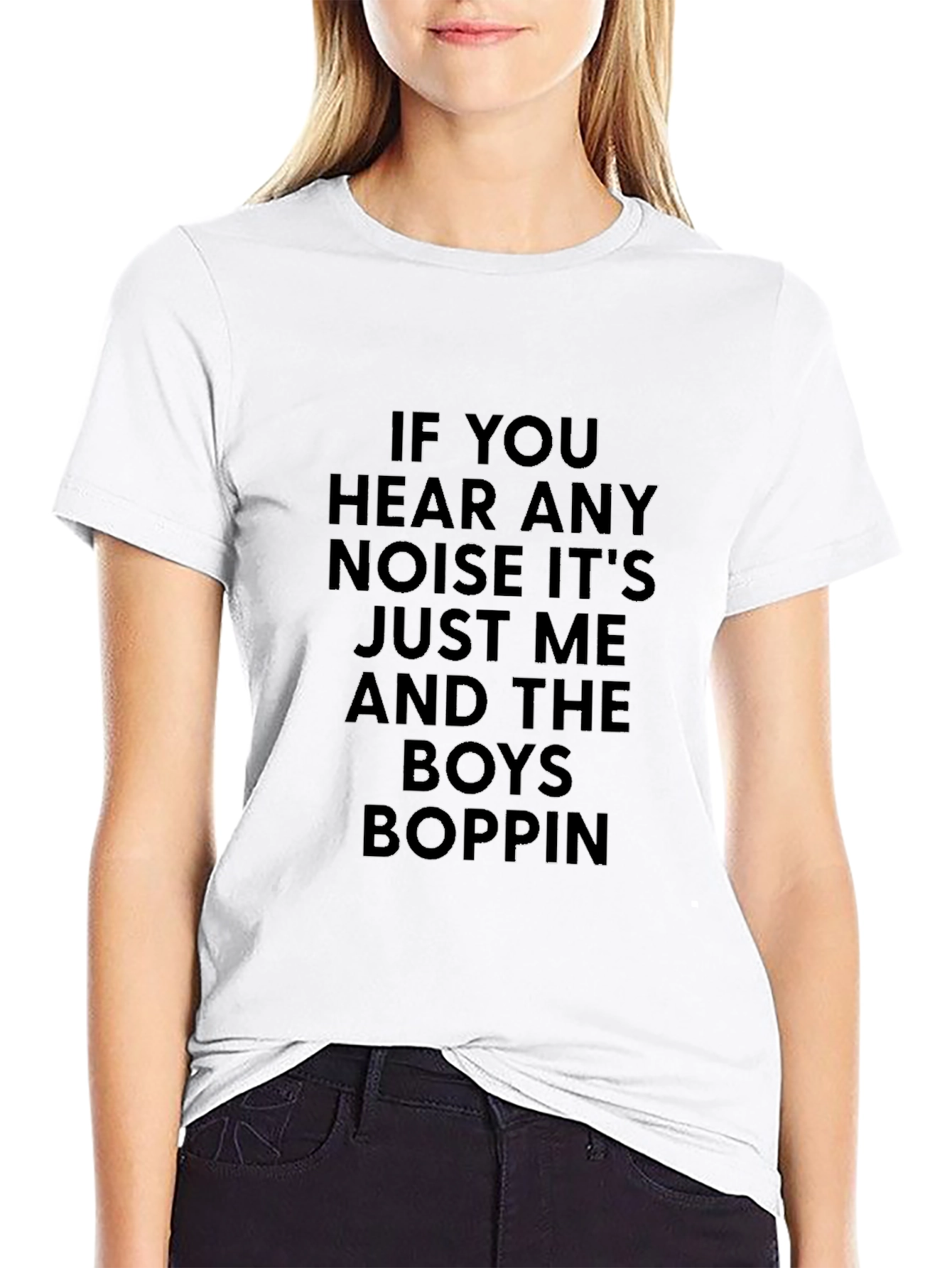 If You Hear Any Noise Mens Black T-Shirt