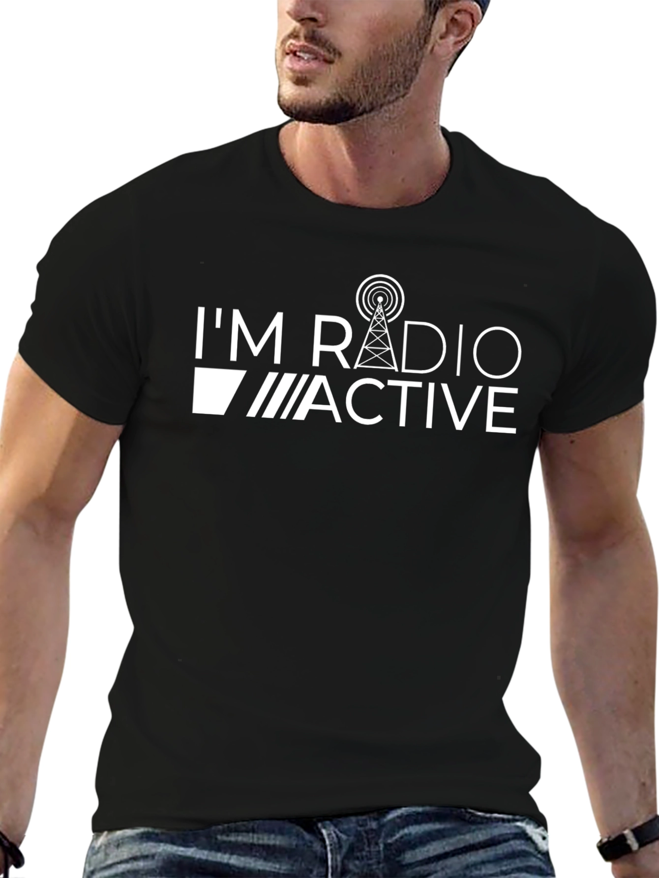 Im Radio Active Black T-Shirt