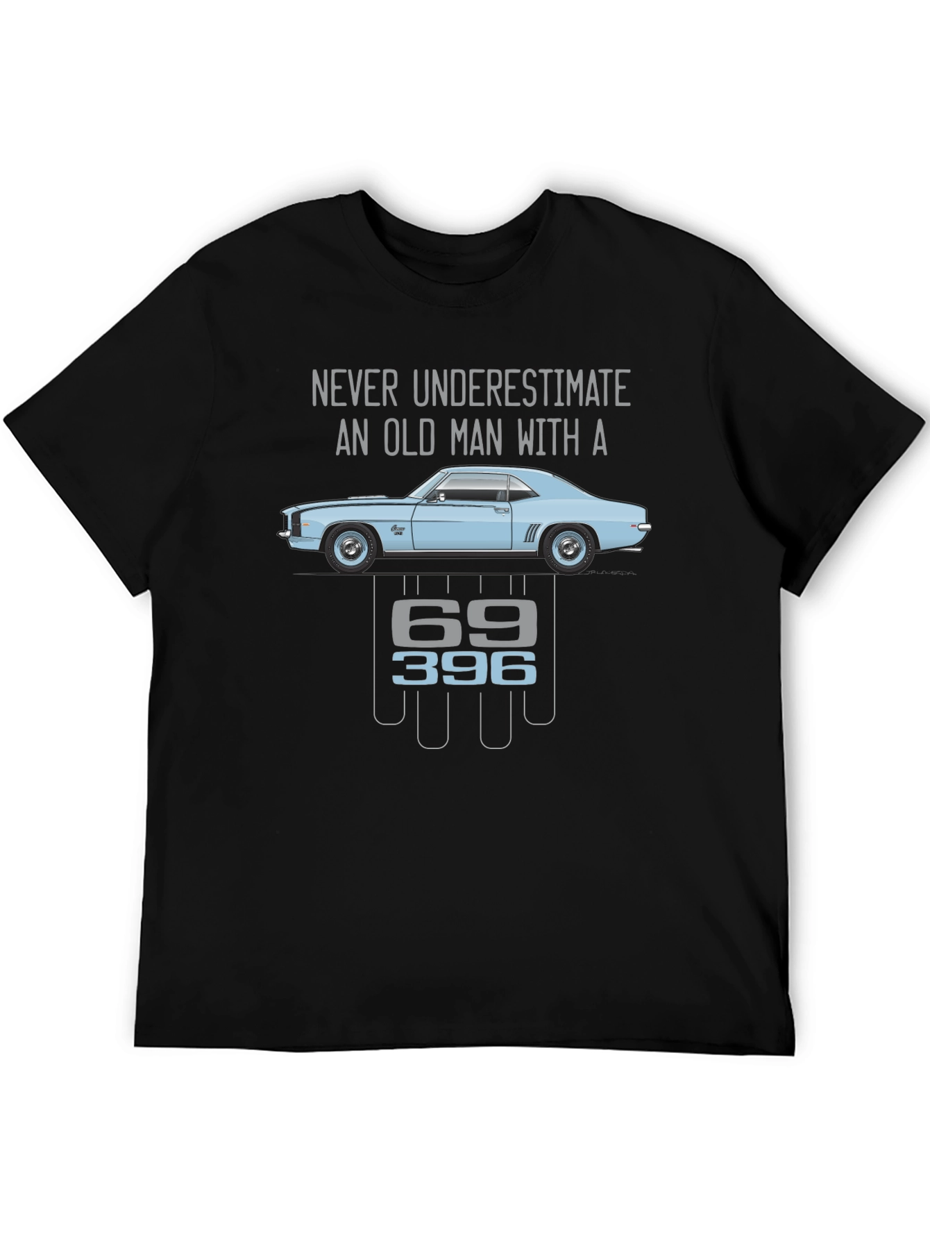 Old Man Camaro T-Shirt - 69 396