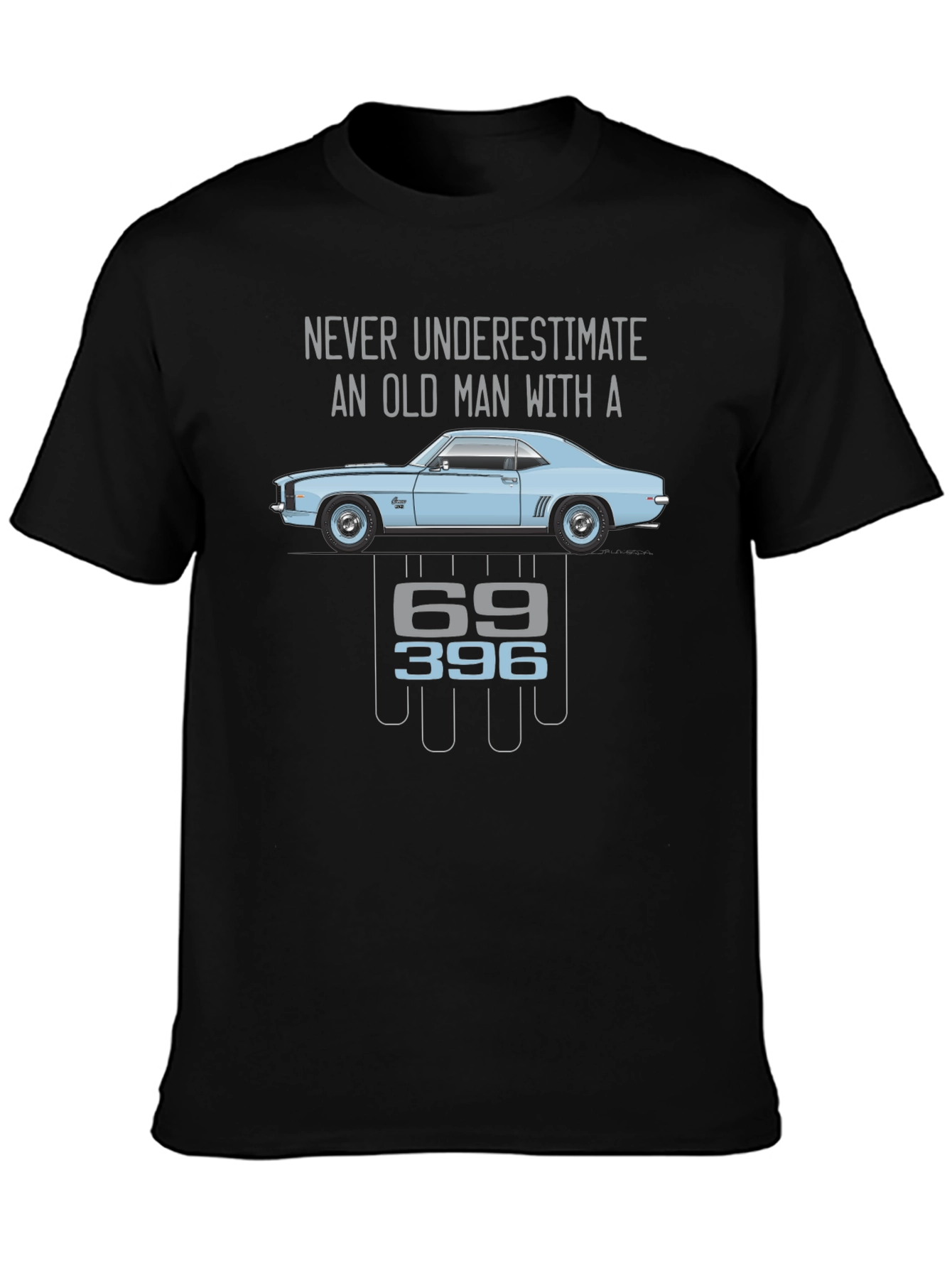 Old Man Camaro T-Shirt - 69 396